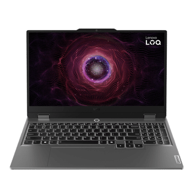 Lenovo LOQ 15AHP9 AMD Ryzen 7 Gaming Laptop (16GB, 512GB SSD, Windows 11 Home, 6GB Graphics, 15.6 inch 144 Hz Full HD IPS Display, NVIDIA GeForce RTX 3050, MS Office Home 2024, Luna Grey, 2.38 KG)