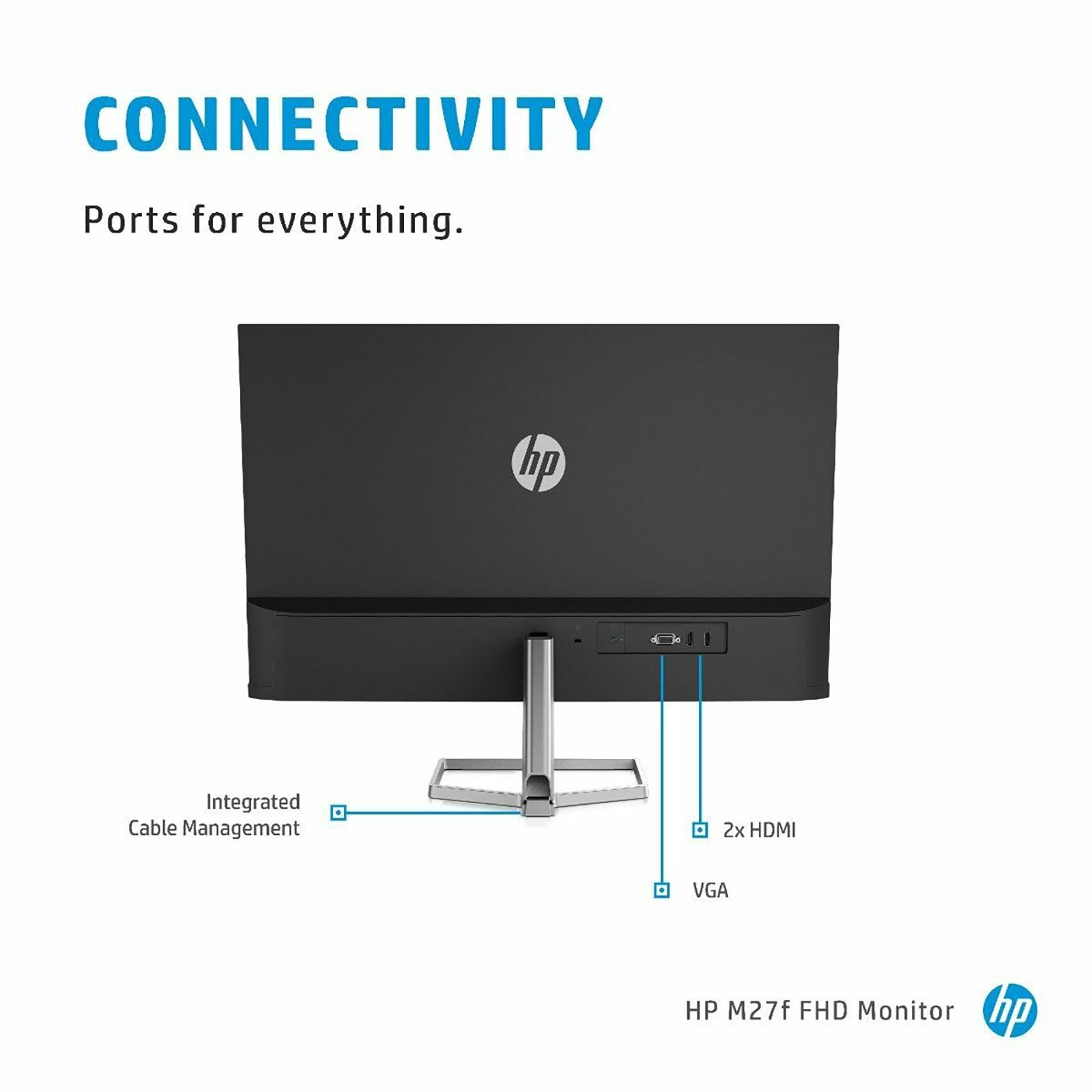 HP M27f 68.58cm (27 Inches) Full HD Flat Panel IPS Monitor ( with AMD FreeSync Technology)_10