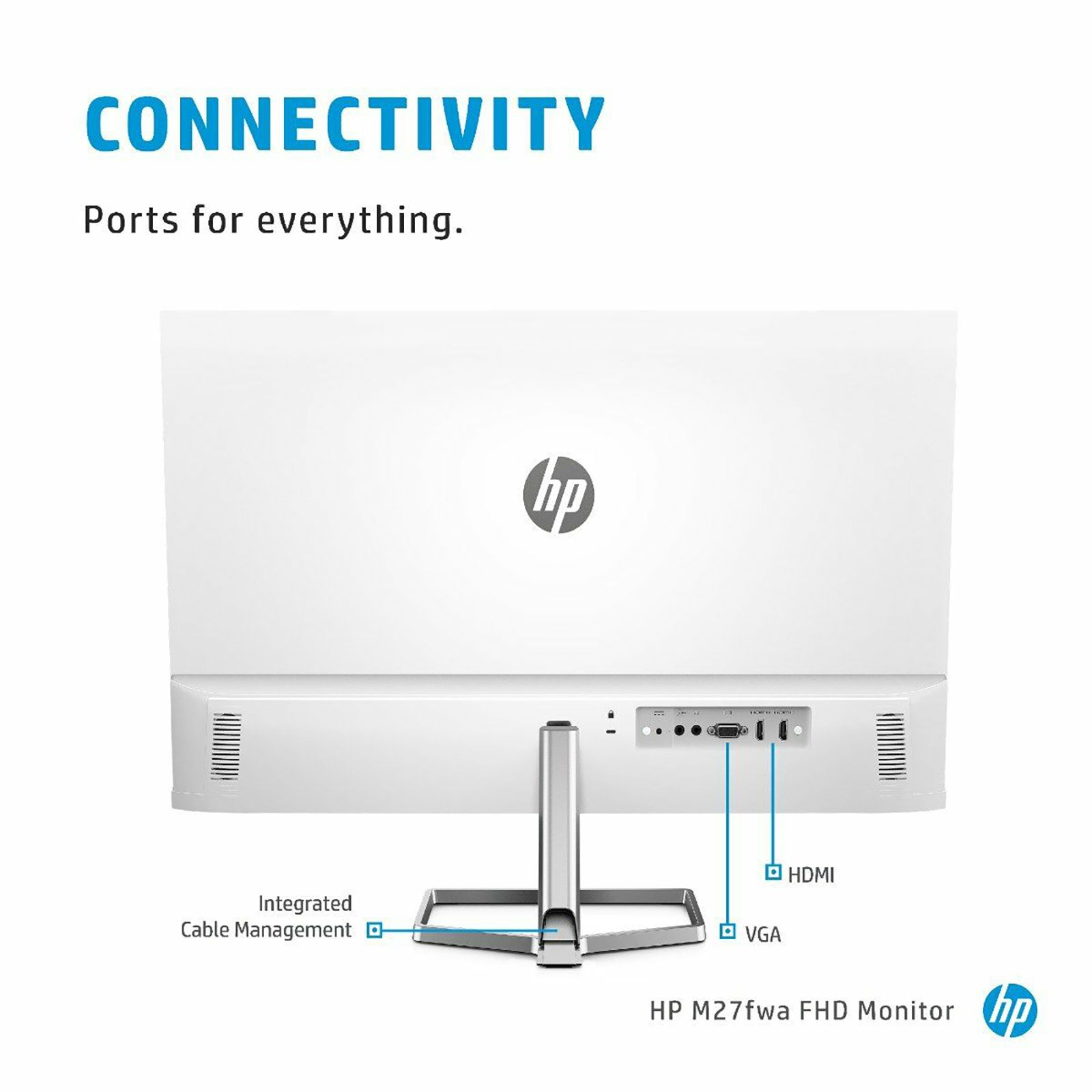 HP M27FWA 60.58cm (27 Inches) Full HD Monitor (HP Eye Ease with Eyesafe Certified Technology, 1 x HDMI 1.4 | 1 x VGA Port Connectivity, 356D6AA, Silver)_11