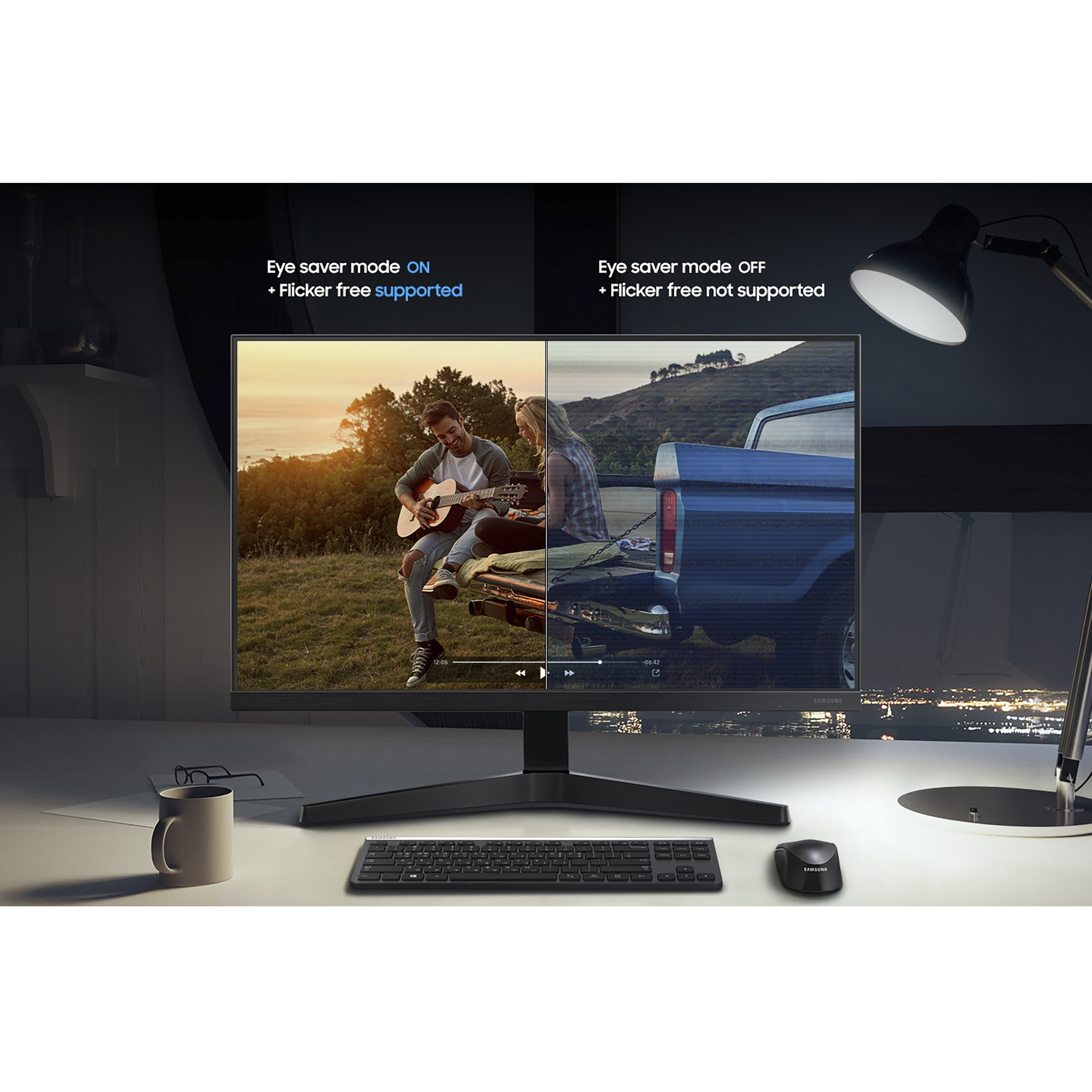 SAMSUNG 60.4 cm (24 inch) Full HD IPS Panel LED Borderless Monitor with Flicker-Free Technology_14