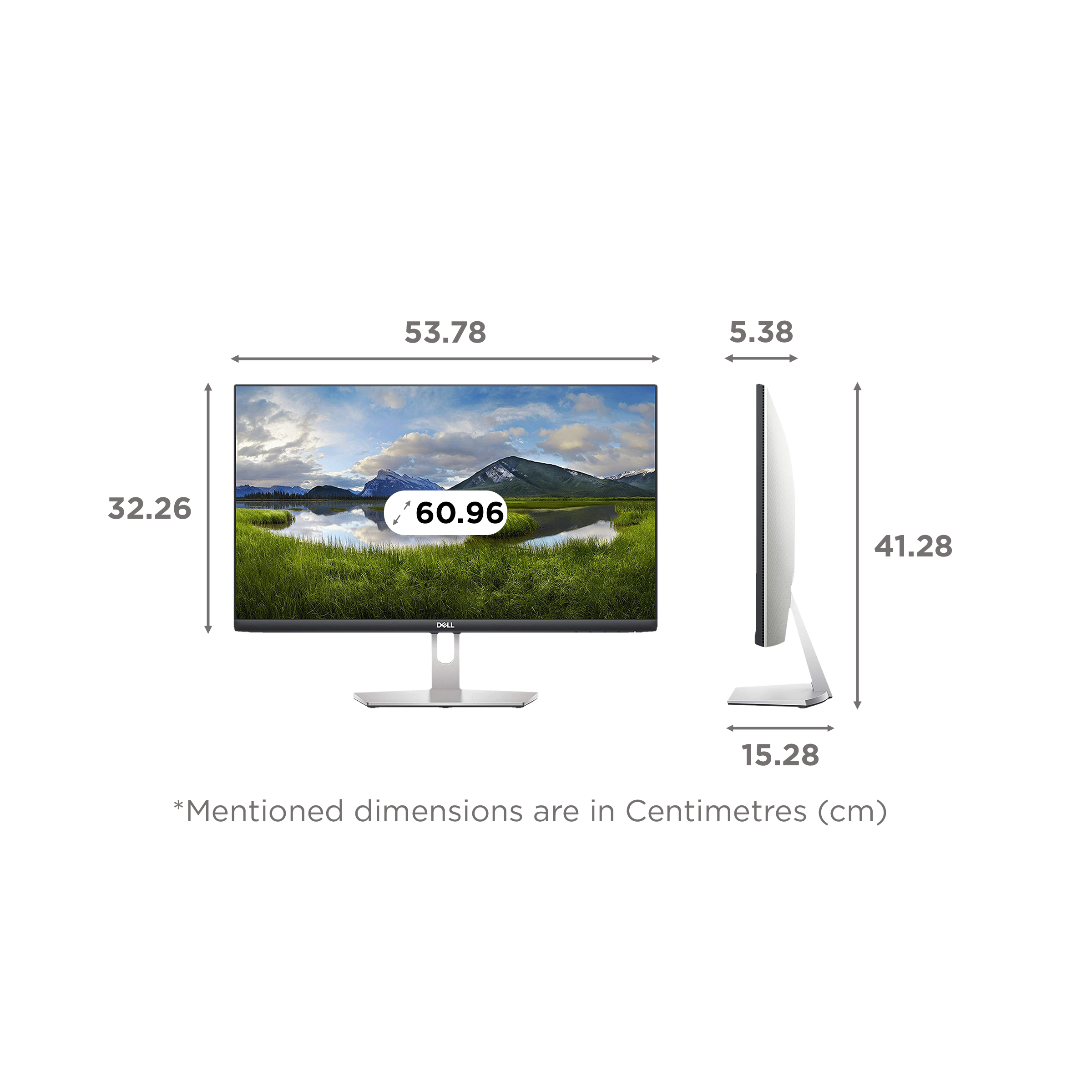 Dell S Series 60.96 cm (24 inch) Full HD IPS Panel LCD Ultra Thin Bezel Monitor with AMD FreeSync Technology Dell S Series 60.96 cm (24 inch) Full HD IPS Panel LCD Ultra Thin Bezel Monitor with AMD FreeSync Technology_2