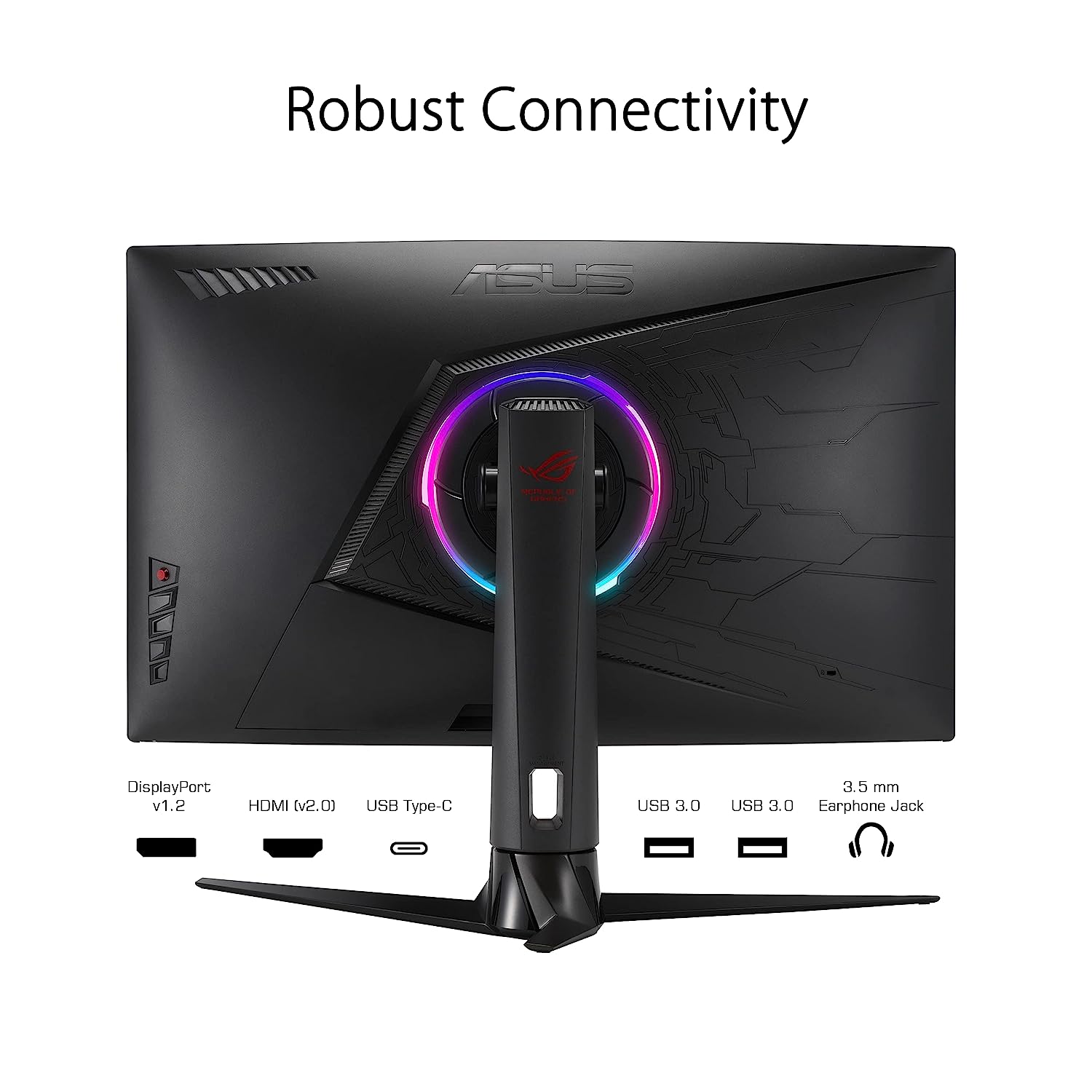 ASUS ROG Strix 80.01 cm (31.5 inch) WQHD VA Panel LED Curved Height Adjustable Monitor with LED Backlight_7