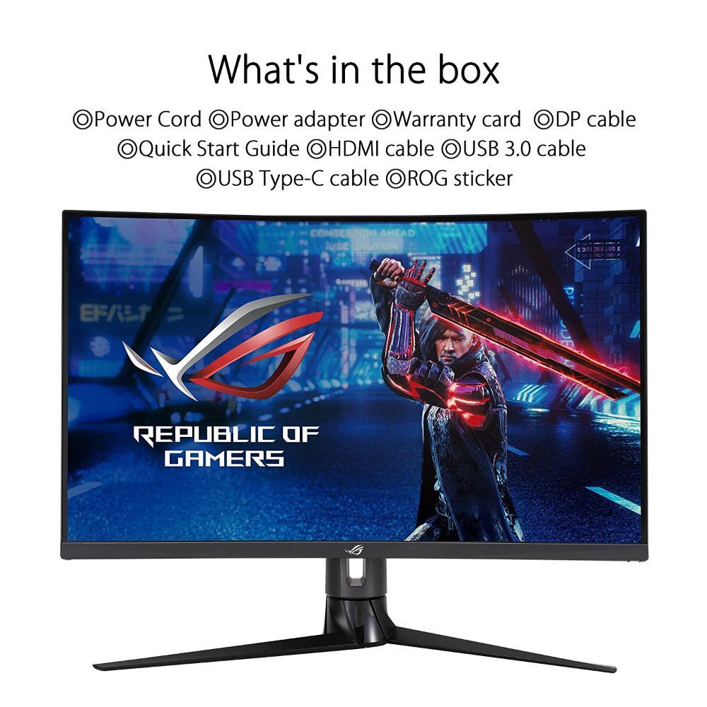 ASUS ROG Strix 80.01 cm (31.5 inch) WQHD VA Panel LED Curved Height Adjustable Monitor with LED Backlight_6