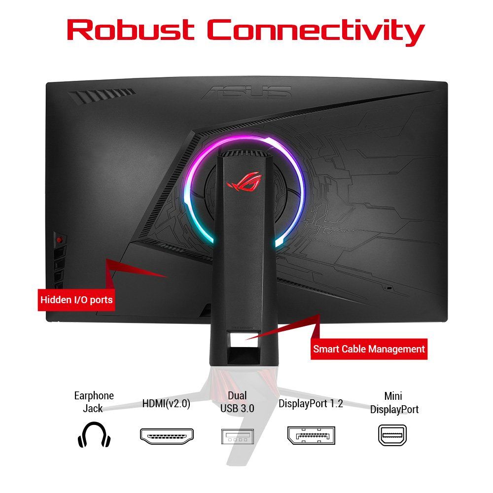 ASUS ROG Strix 81.28 cm (32 inch) WQHD VA Panel LED Curved Height Adjustable Monitor with LED Backlight ASUS ROG Strix 81.28 cm (32 inch) WQHD VA Panel LED Curved Height Adjustable Monitor with LED Backlight_10