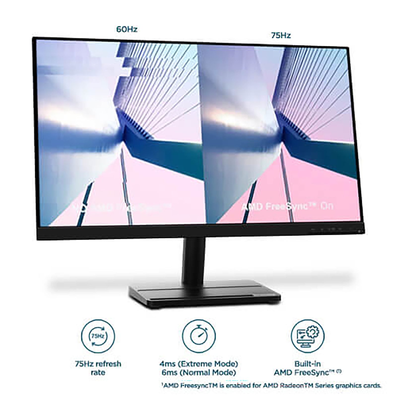 Lenovo L27e-30 68.5 cm (27 inch) Full HD IPS Panel Ultra Slim Monitor with AMD FreeSync Premium Technology_14