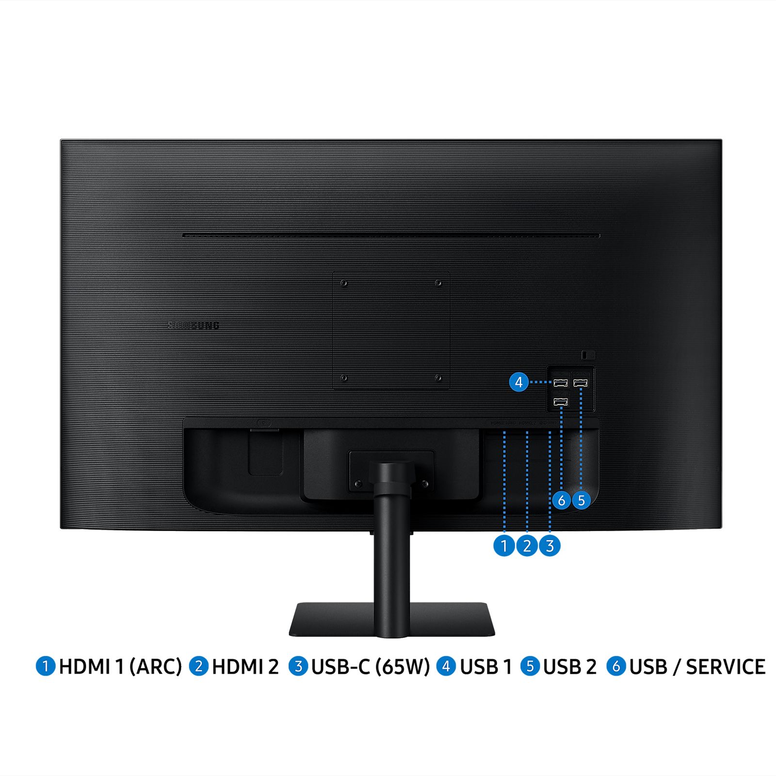 SAMSUNG 81.3 cm (32 inch) Ultra HD Flat Monitor (Auto Source Switch, 60Hz, LS32BM700UWXXL, Black)_11