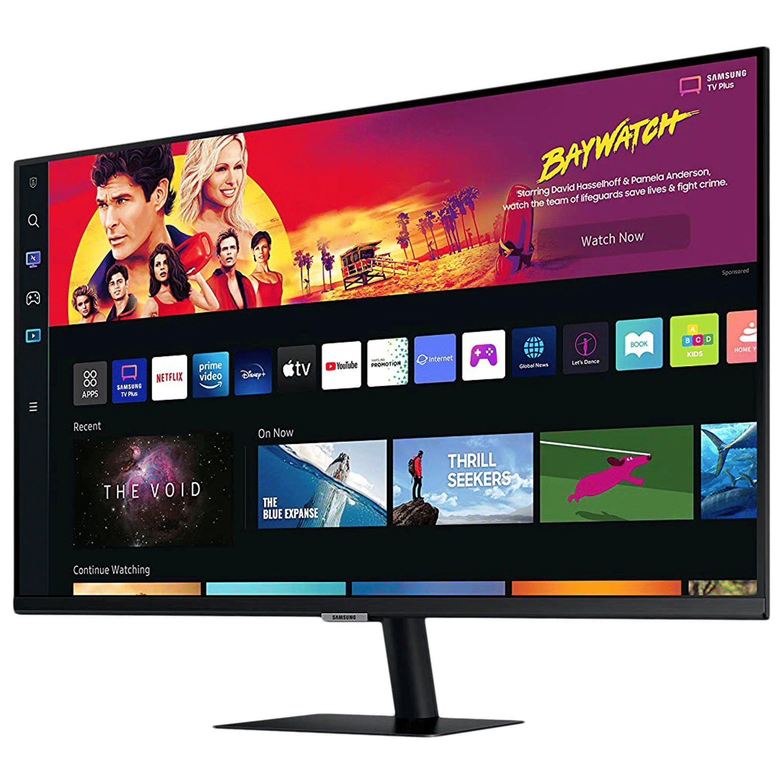 SAMSUNG 81.3 cm (32 inch) Ultra HD Flat Monitor (Auto Source Switch, 60Hz, LS32BM700UWXXL, Black)_5
