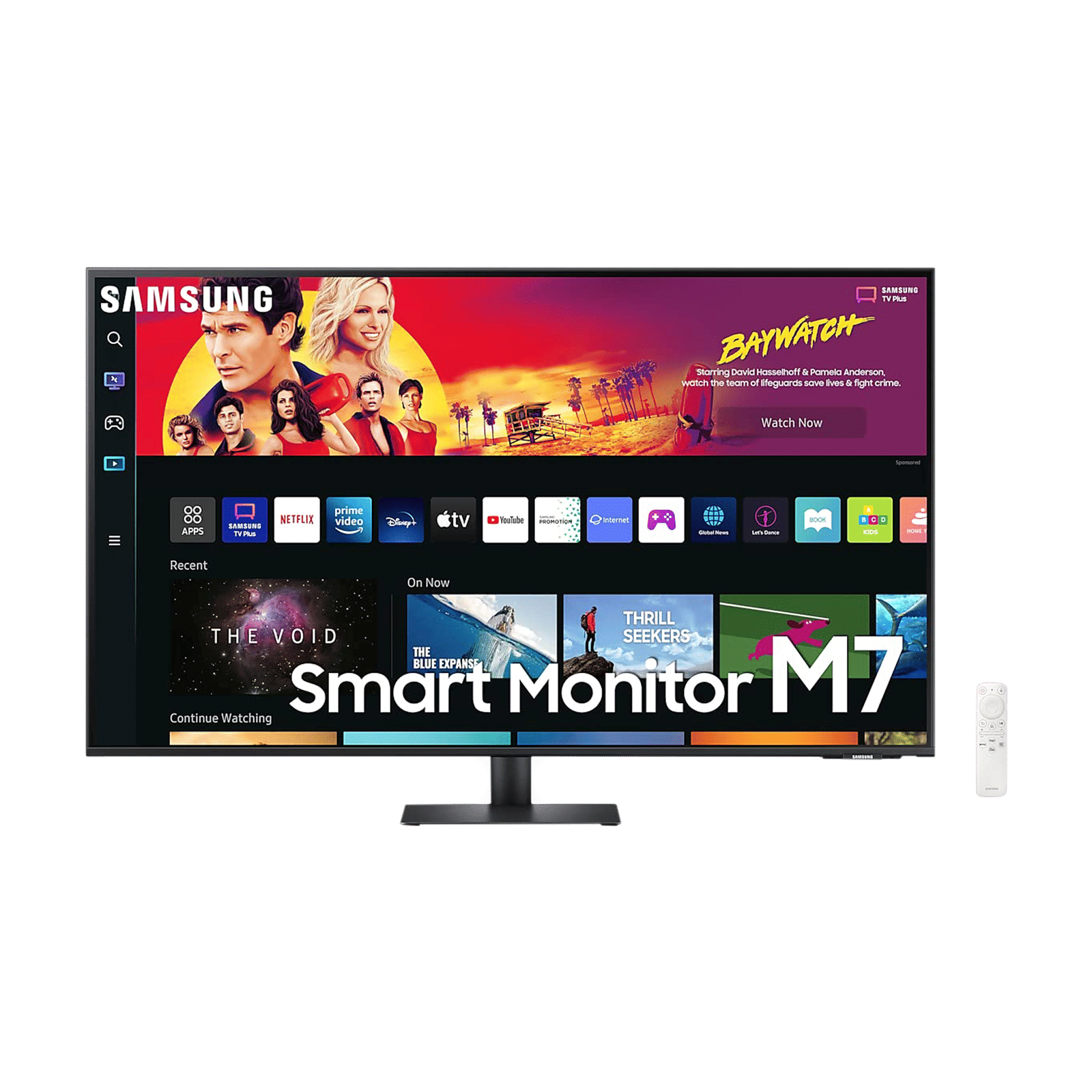 SAMSUNG M7 108 cm (43 inch) Ultra HD 4K VA Panel LCD Ultra Wide Monitor with Flicker-Free Technology SAMSUNG M7 108 cm (43 inch) Ultra HD 4K VA Panel LCD Ultra Wide Monitor with Flicker-Free Technology_1