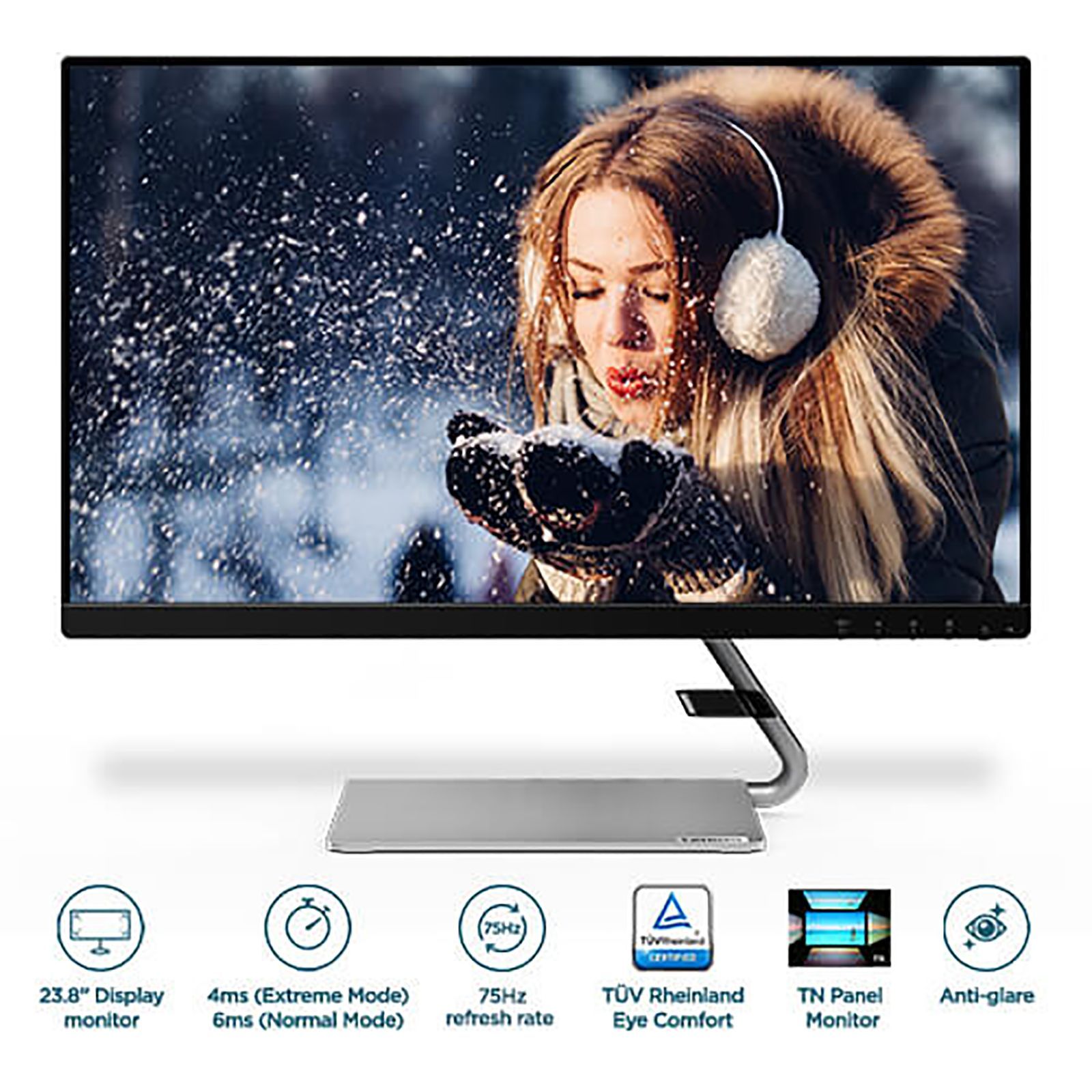 Lenovo Q24i-20 60.45 cm (23.8 inch) Full HD IPS Panel LCD 3-Side Near Edgeless Bezel Height Adjustable Monitor with AMD FreeSync Premium Technology Lenovo Q24i-20 60.45 cm (23.8 inch) Full HD IPS Panel LCD 3-Side Near Edgeless Bezel Height Adjustable Monitor with AMD FreeSync Premium Technology_14
