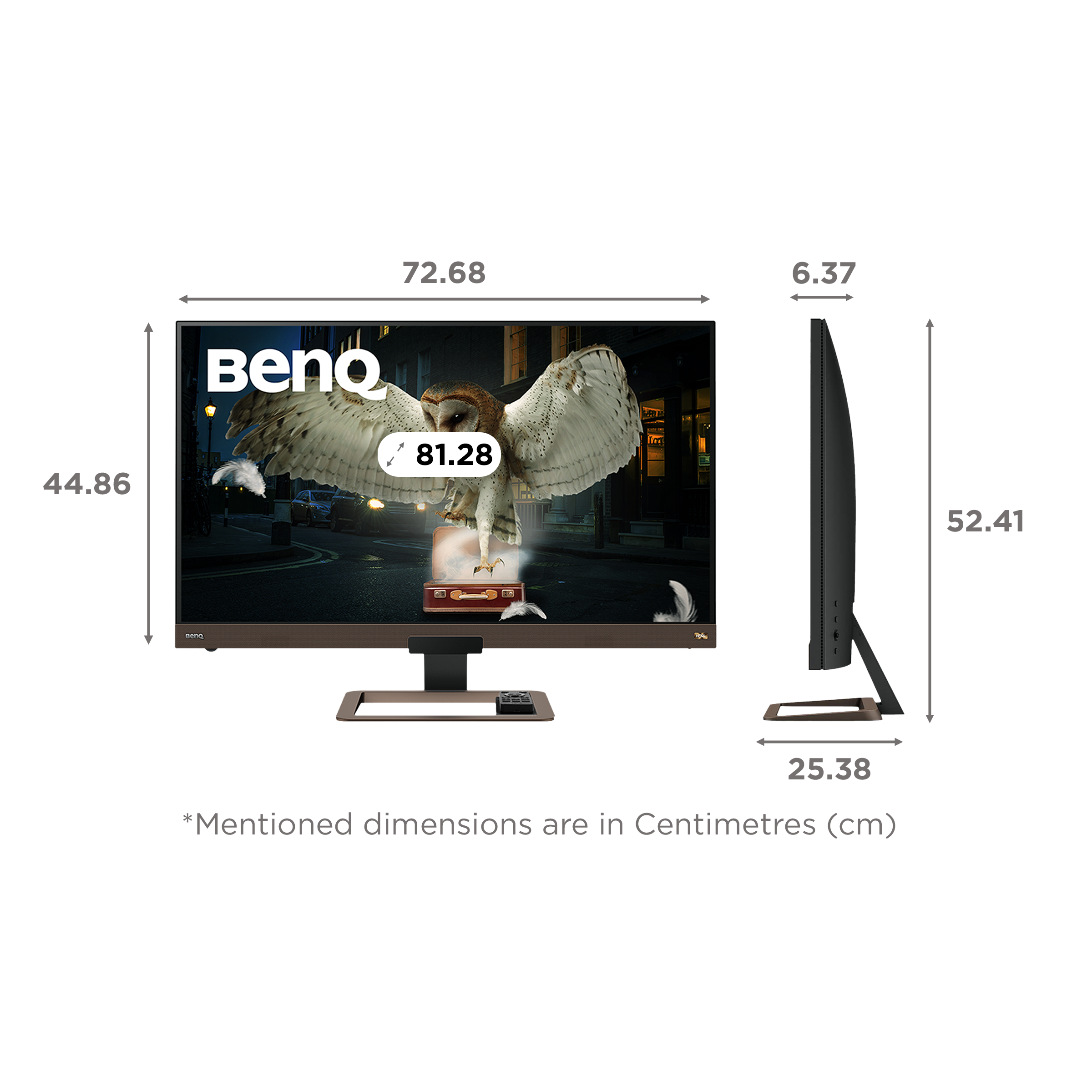 BenQ 81.28 cm (32 inch) Ultra HD 4K IPS Panel LCD Bezel-Less Gaming Monitor with Flicker-Free Technology_2