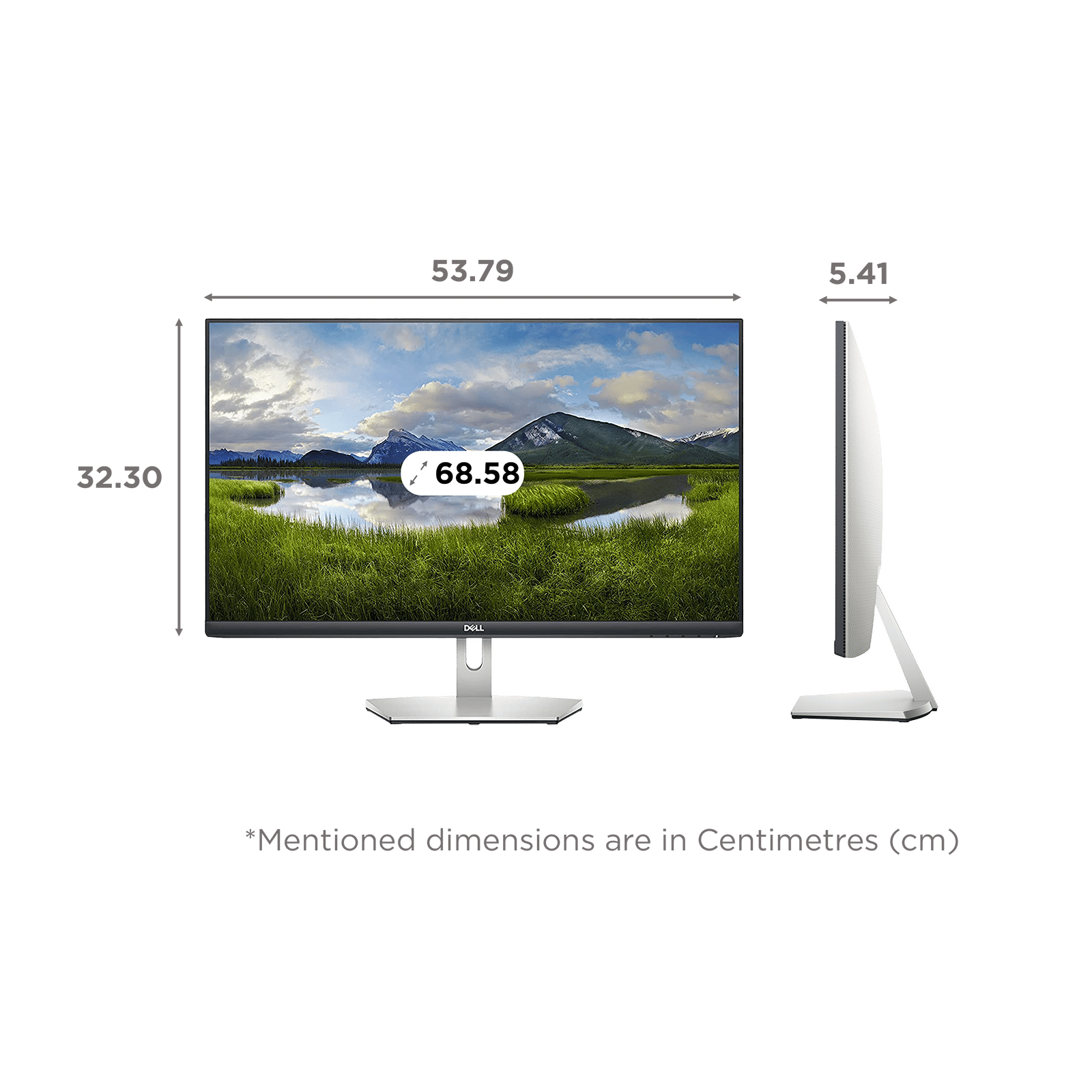 Dell S Series 68.58 cm (27 inch) Full HD IPS Panel LCD Bezel-Less Monitor with AMD FreeSync Premium Technology_2