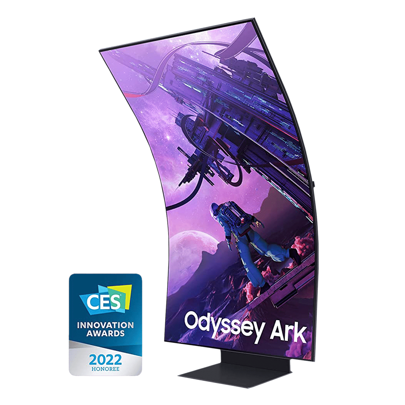 SAMSUNG Odyssey Ark 138.8 cm (55 inch) Ultra HD 4K VA Panel Mini-LED Curved Height Adjustable Gaming Monitor with Quantum Matrix Technology_10
