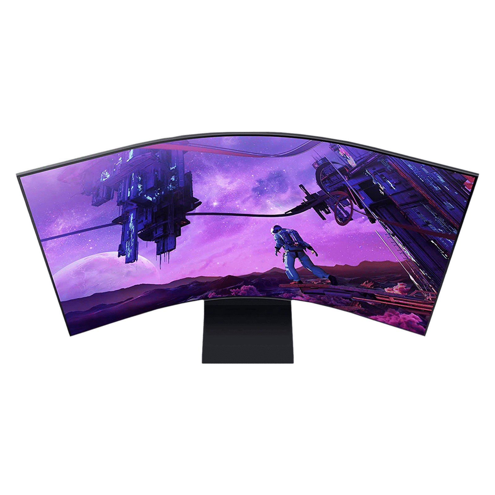 SAMSUNG Odyssey Ark 138.8 cm (55 inch) Ultra HD 4K VA Panel Mini-LED Curved Height Adjustable Gaming Monitor with Quantum Matrix Technology_14