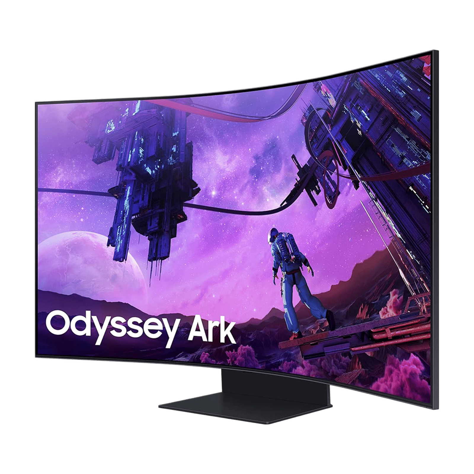 SAMSUNG Odyssey Ark 138.8 cm (55 inch) Ultra HD 4K VA Panel Mini-LED Curved Height Adjustable Gaming Monitor with Quantum Matrix Technology_4