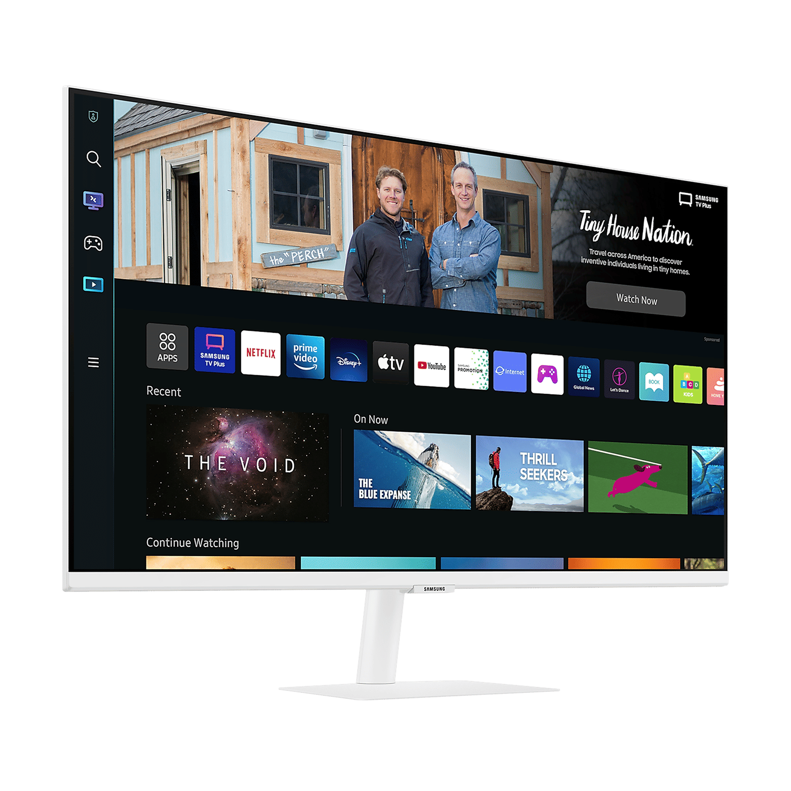 SAMSUNG M5 81.3 cm (32 inch) Full HD VA Panel LED Ultra Wide Smart Monitor with Smart TV Experience_5