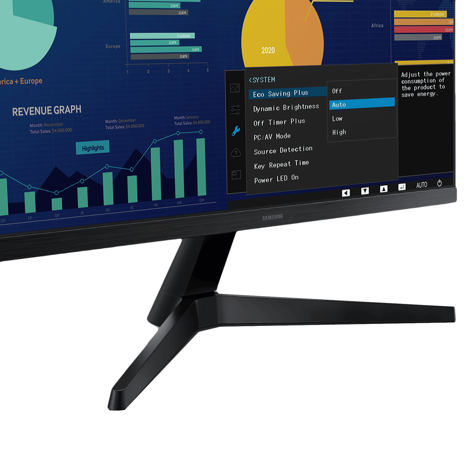 SAMSUNG LS24C312EAWXXL 60.96 cm (24 inch) Full HD Flat Panel LED Monitor with 250 Nits Brightness_8