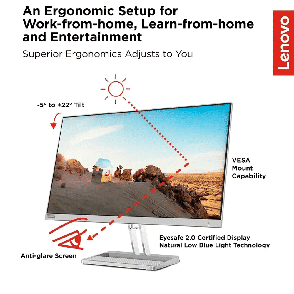 Lenovo L27I-40 68.58 cm (27 inch) Full HD Flat Panel Monitor Lenovo L27I-40 68.58 cm (27 inch) Full HD Flat Panel Monitor_4