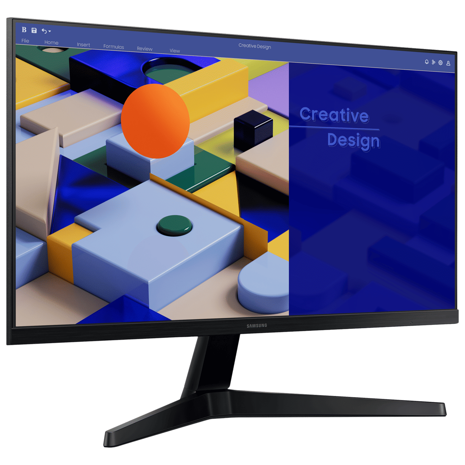 Buy SAMSUNG Essential S4 68.58 cm (27 inch) Full HD IPS Panel 3 Side ...