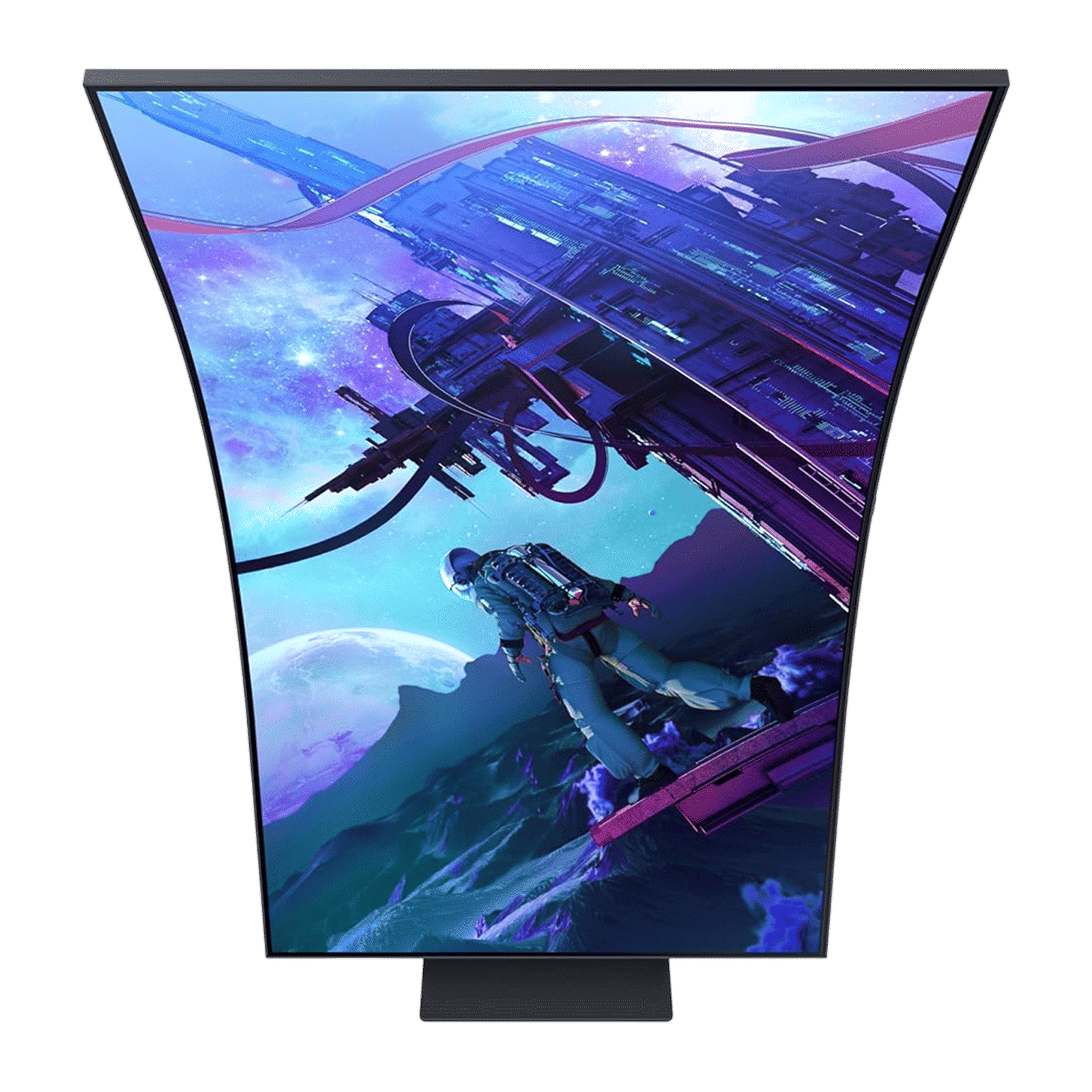 SAMSUNG Odyssey Ark 2 139.7 cm (55 inch) 4K Ultra HD OLED Curved Gaming Monitor with Eye Saver Mode SAMSUNG Odyssey Ark 2 139.7 cm (55 inch) 4K Ultra HD OLED Curved Gaming Monitor with Eye Saver Mode_17