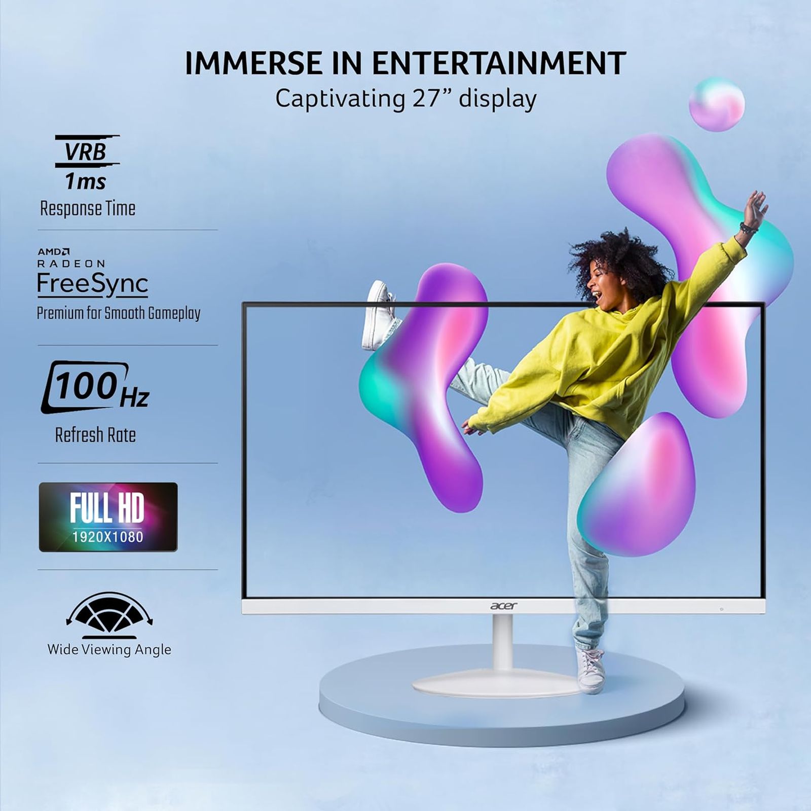 acer SA2 68.58 cm (27 inch) Full HD IPS Panel Ultra Thin Gaming Monitor with AMD Free Sync_11