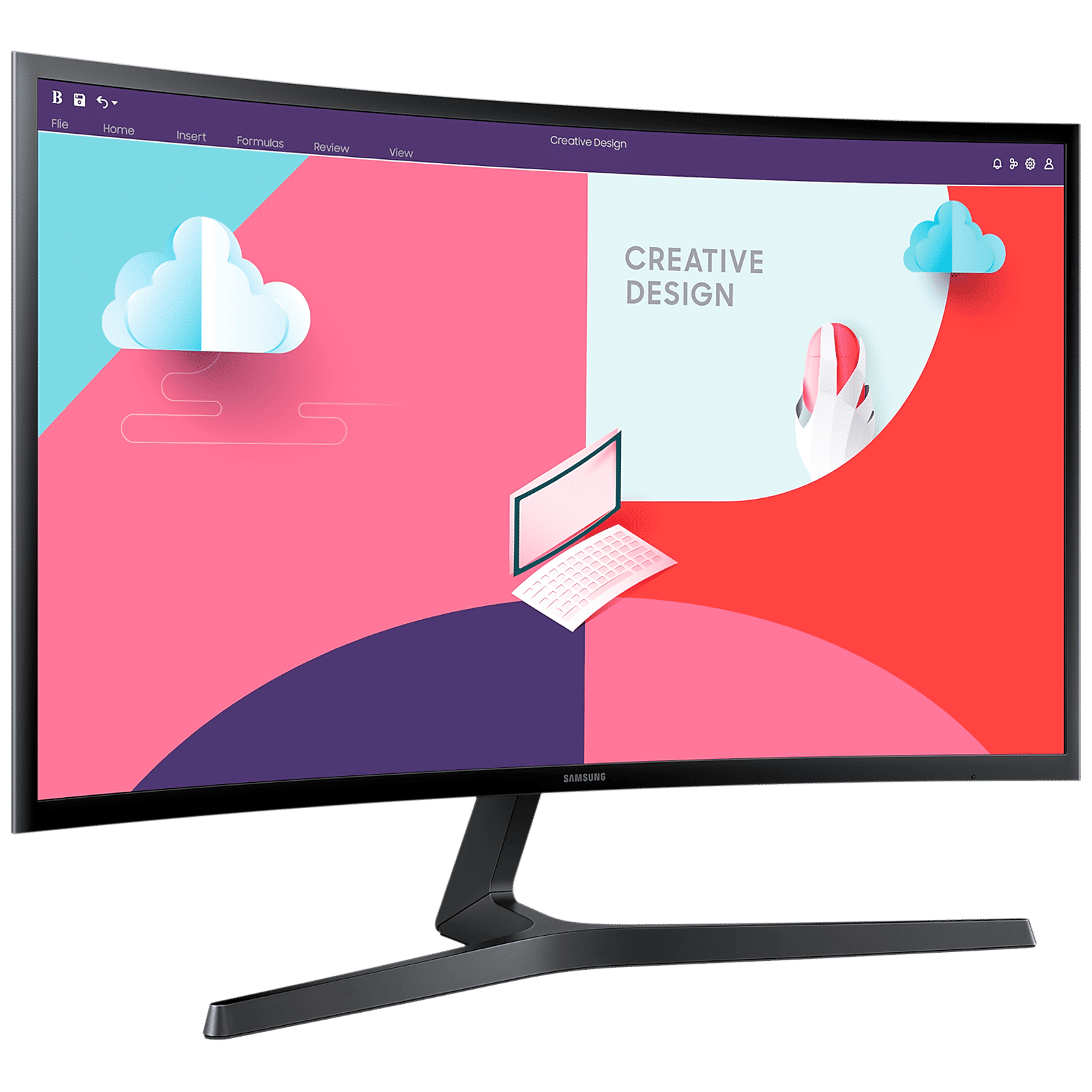 SAMSUNG Essential S3 68.5 cm (27 inch) Full HD VA Panel LCD Curved Gaming Monitor with Flicker Free Technology_14