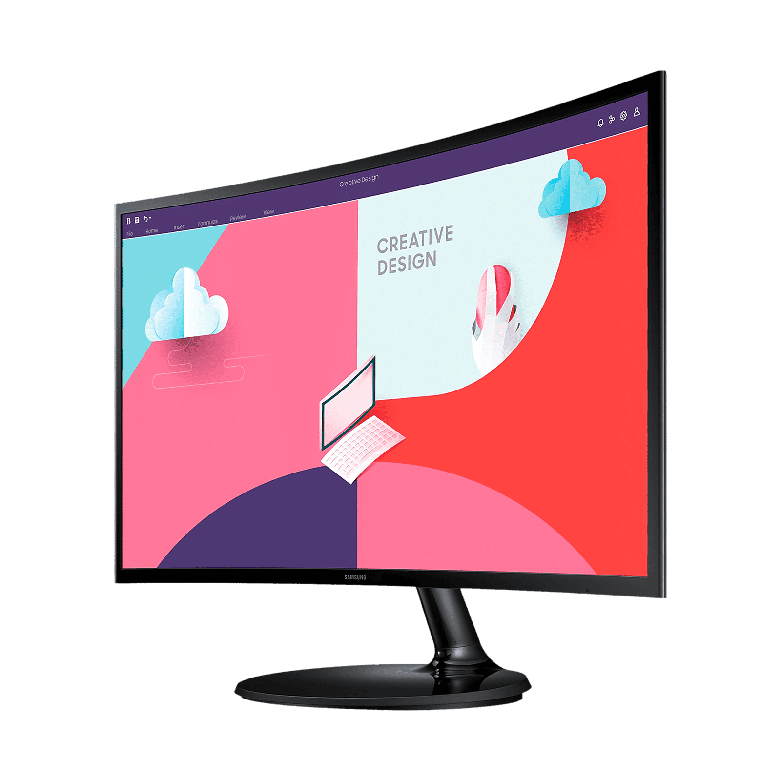 SAMSUNG Essential S3 68.5 cm (27 inch) Full HD VA Panel LCD Curved Gaming Monitor with Flicker Free Technology_5