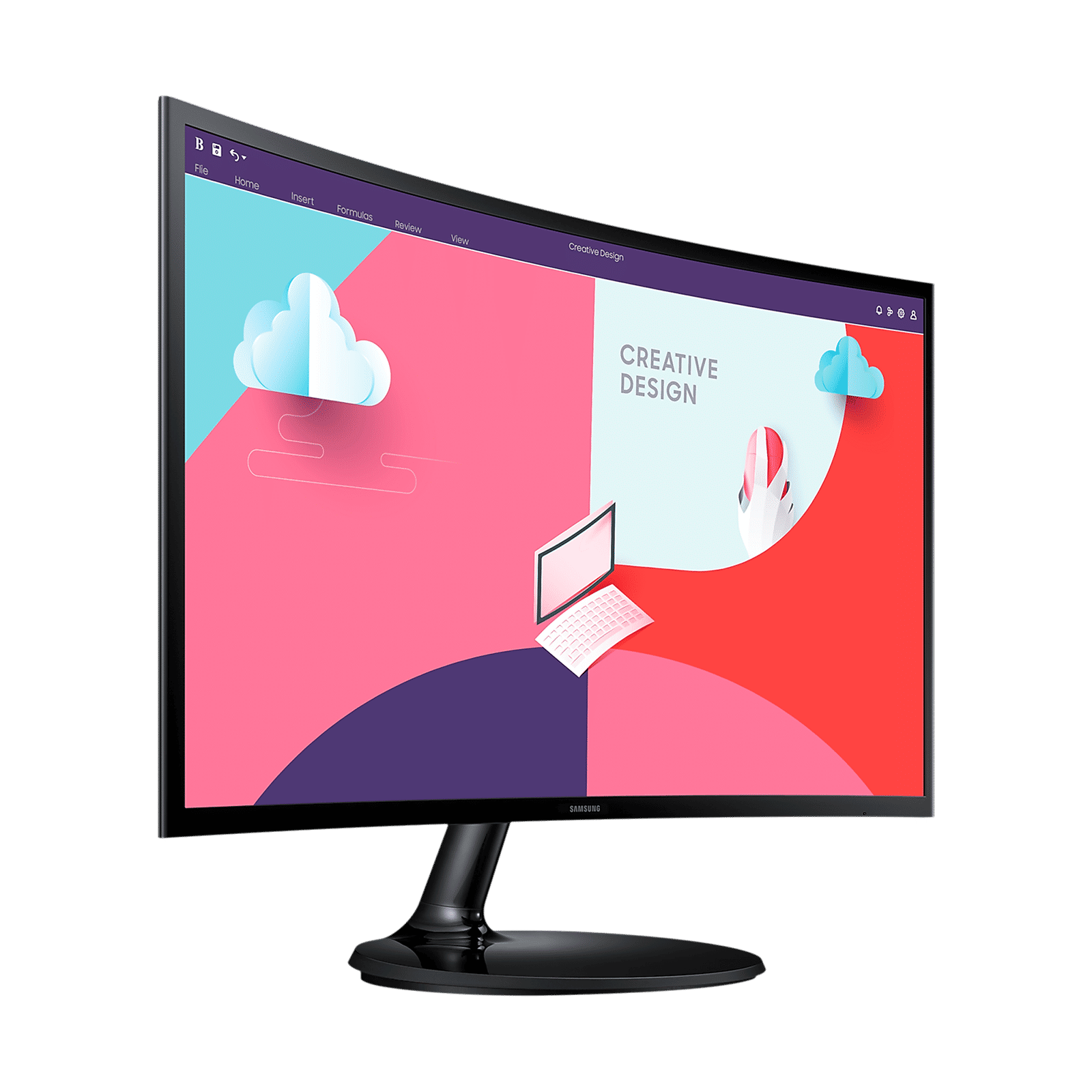 SAMSUNG Essential S3 68.5 cm (27 inch) Full HD VA Panel LCD Curved Gaming Monitor with Flicker Free Technology_6