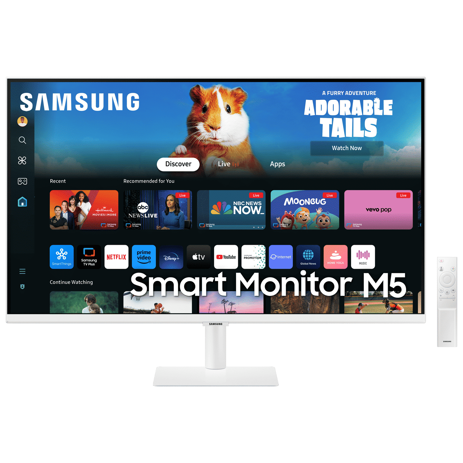 SAMSUNG Smart M5D 68.58 cm (27 inch) Full HD VA Panel IPS Monitor with 10W Inbuilt Speakers_1