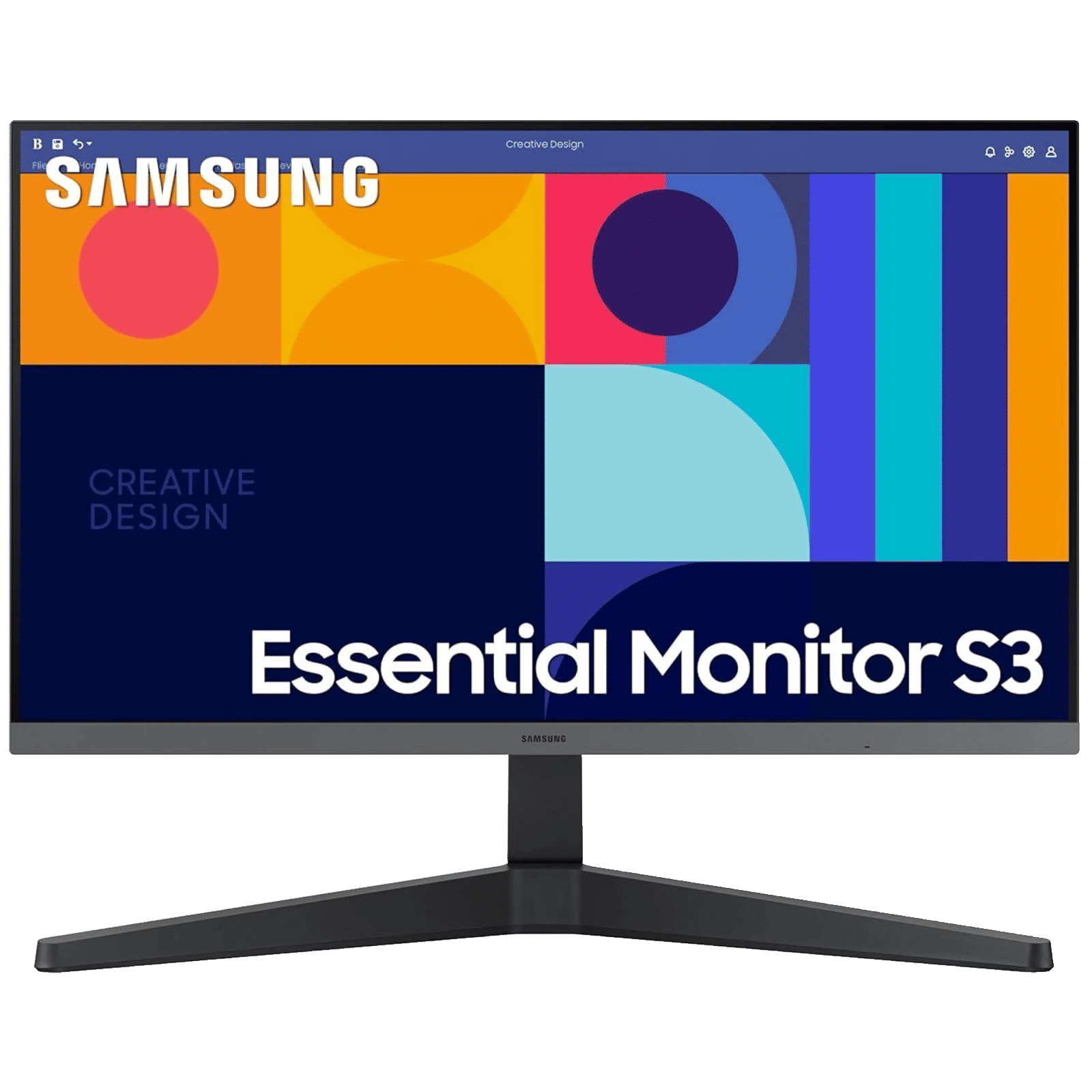 SAMSUNG Essential S3 60.96 cm (24 inch) Full HD IPS Panel Monitor with 4ms Response Time_1
