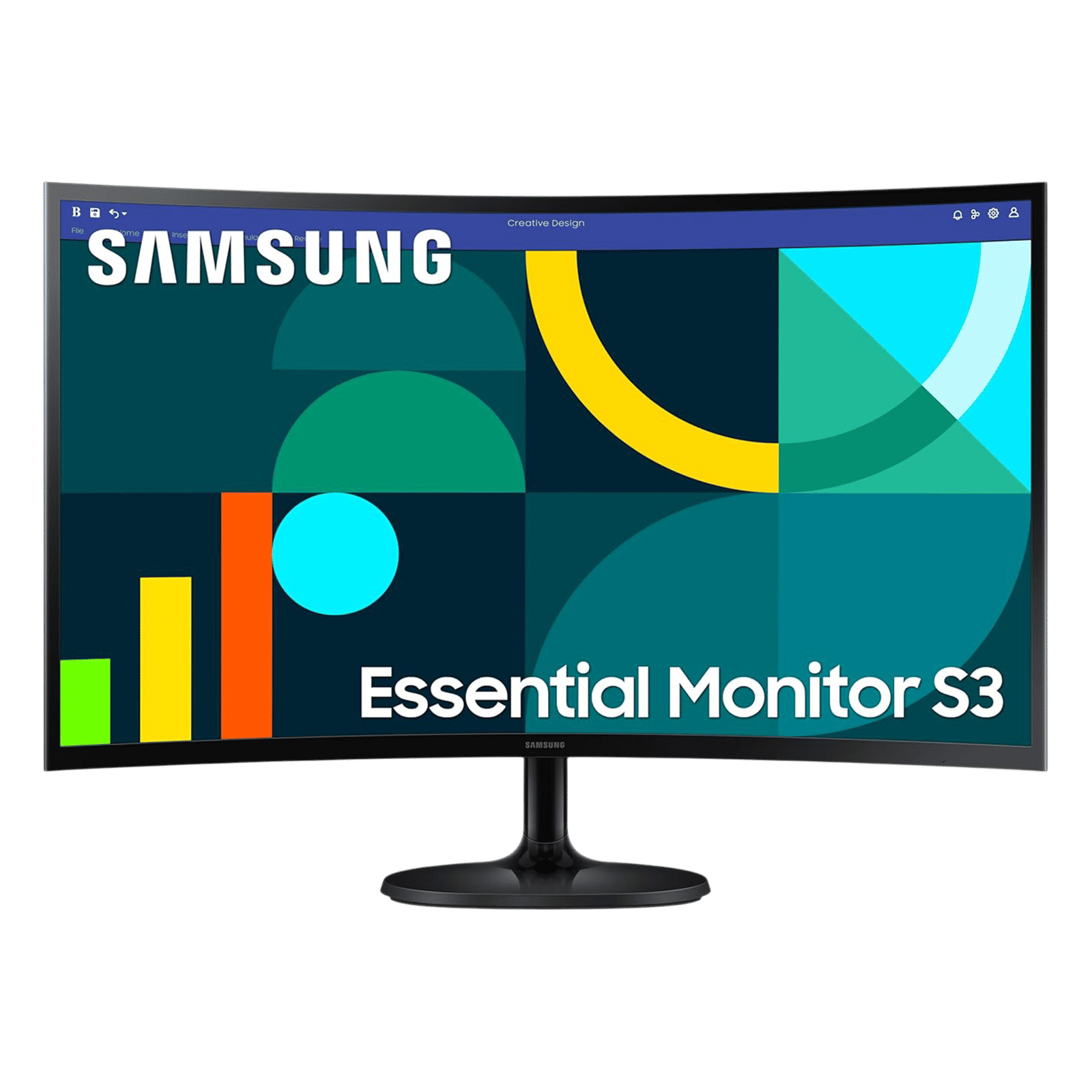 SAMSUNG Essential S3 68.5 cm (27 inch) Full HD VA Panel Curved Gaming Monitor with Eye Saver Mode SAMSUNG Essential S3 68.5 cm (27 inch) Full HD VA Panel Curved Gaming Monitor with Eye Saver Mode_1