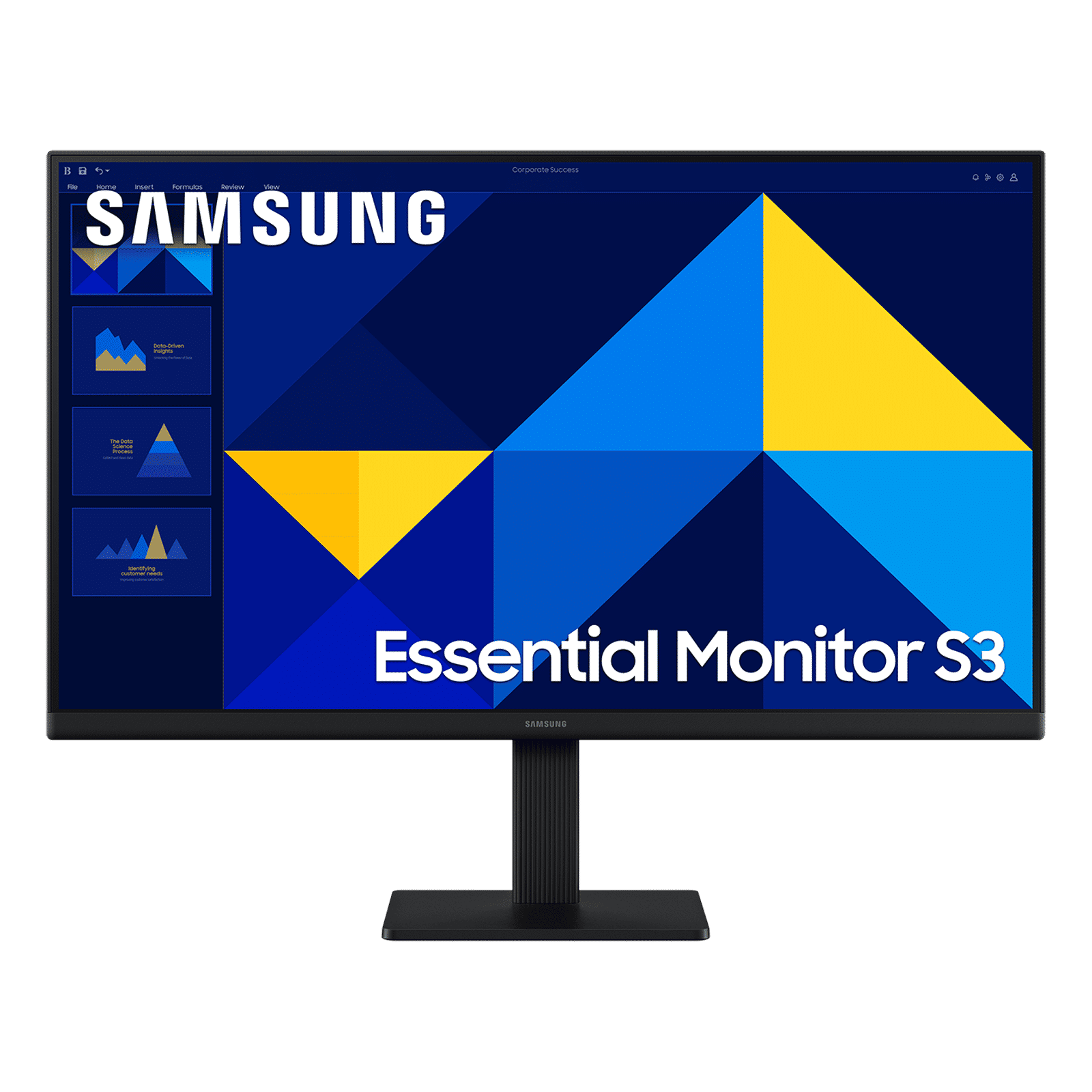 SAMSUNG Essential S3 60.96 cm (24 inch) Full HD IPS Panel Monitor with Flicker Free SAMSUNG Essential S3 60.96 cm (24 inch) Full HD IPS Panel Monitor with Flicker Free_1