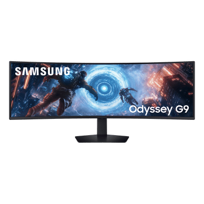 SAMSUNG Odyssey G9 124 cm (49 inch) DQHD VA Panel LED Backlit Curved Height Adjustable Gaming Monitor with AMD FreeSync Premium Pro
