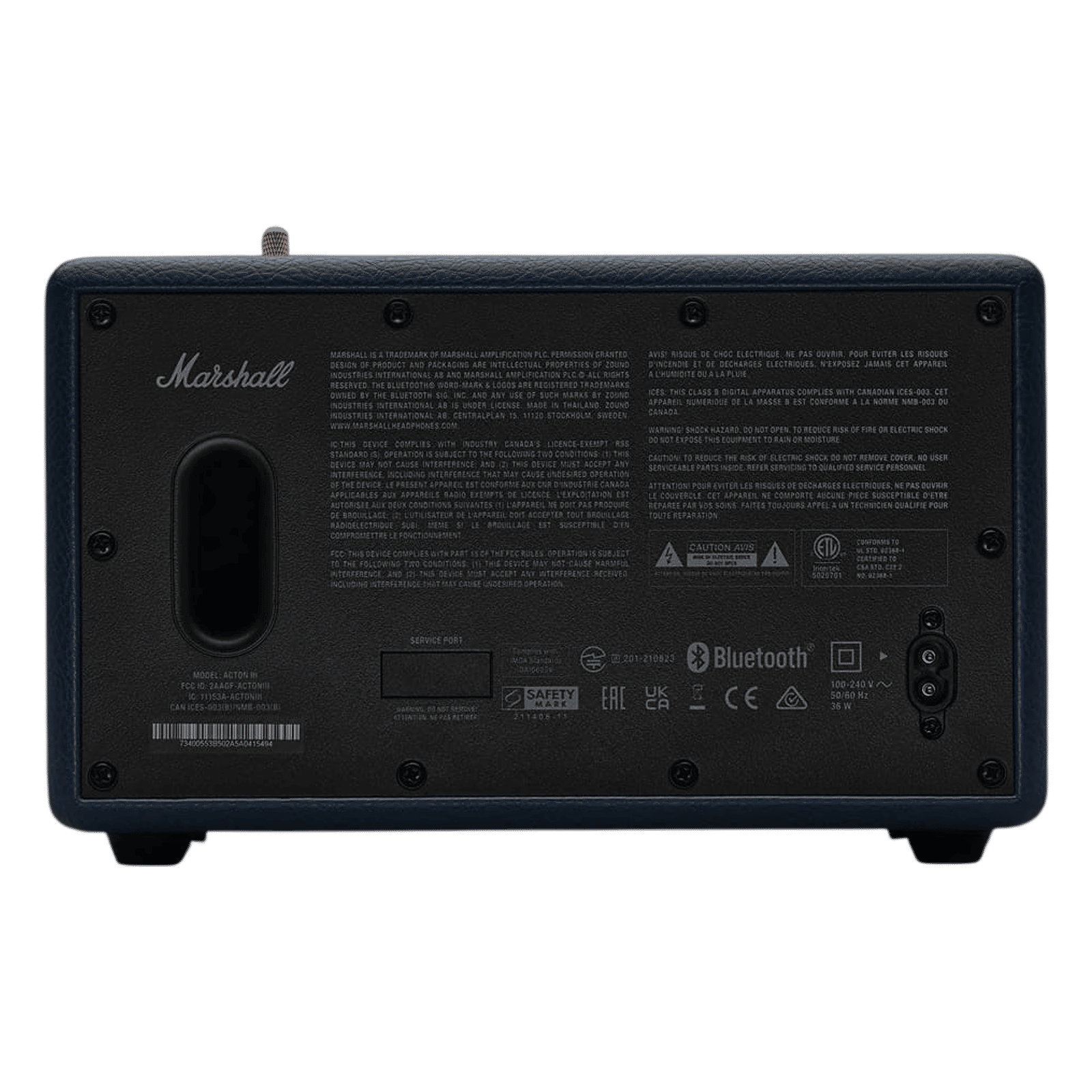 Marshall Action III 60W Portable Bluetooth Speaker (Connect & Control, Stereo Channel, Midnight Blue) Marshall Action III 60W Portable Bluetooth Speaker (Connect & Control, Stereo Channel, Midnight Blue)_5