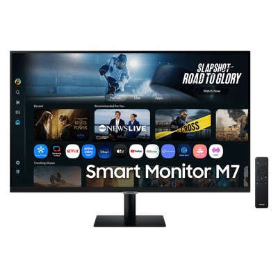 SAMSUNG M7 80 cm (32 inch) 4K Ultra HD VA Panel Ultra Wide Monitor with AI Picture Optimizer