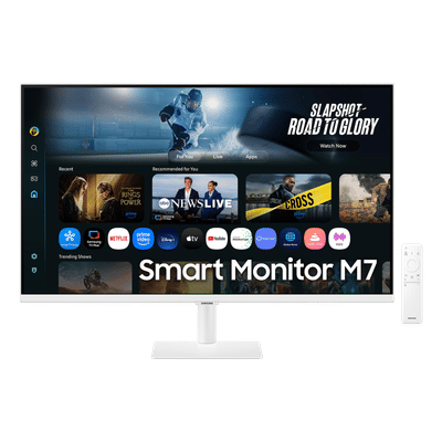 SAMSUNG M7 80 cm (32 inch) 4K Ultra HD VA Panel Ultra Wide Monitor with AI Picture Optimizer
