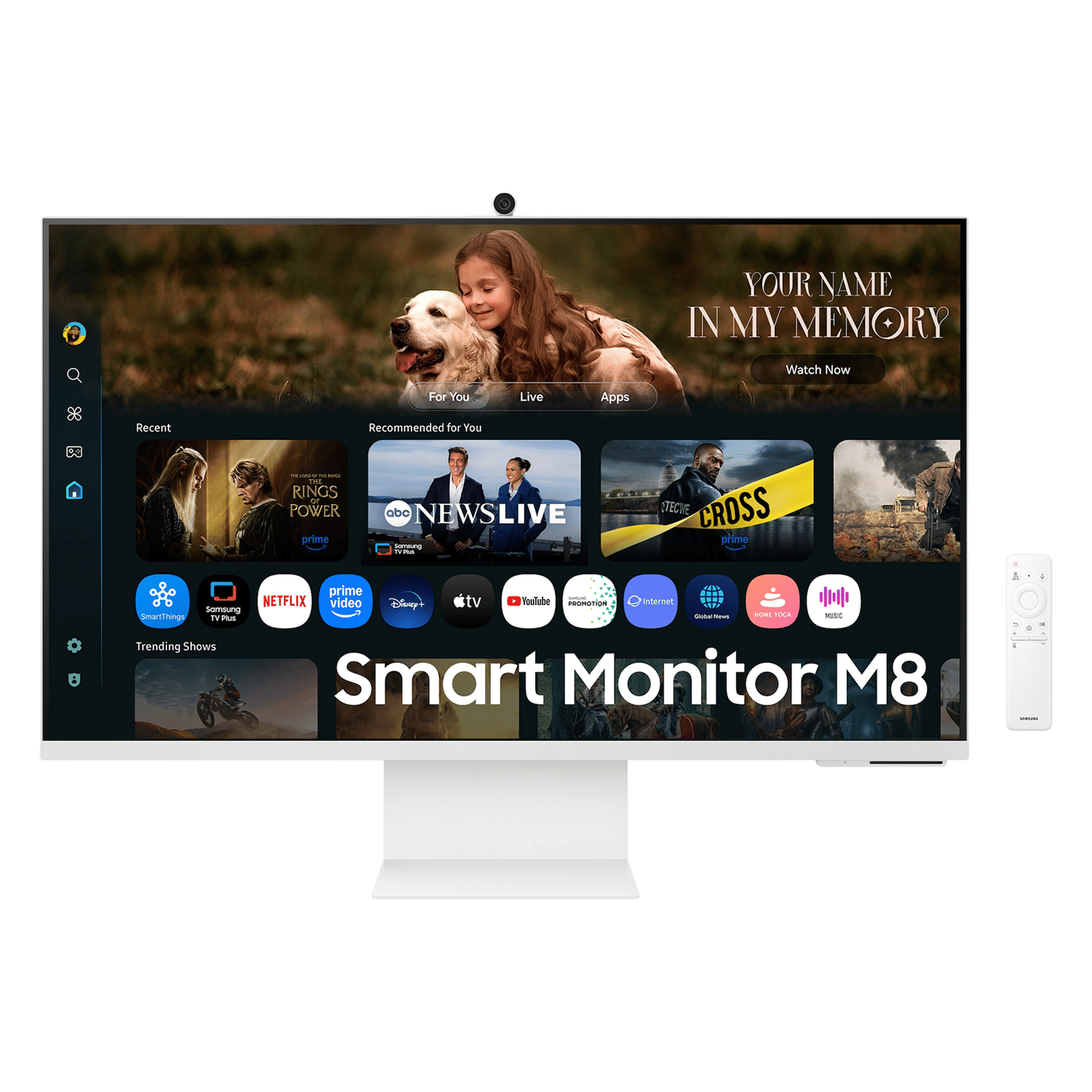 SAMSUNG M8 80 cm (32 inch) 4K Ultra HD VA Panel LED Ultra Wide Height Adjustable Monitor with Flicker-Free Technology_1