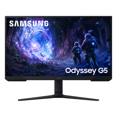 SAMSUNG Odyssey G5 68.58 cm (27 inch) QHD VA Panel LCD Height Adjustable Gaming Monitor with AMD FreeSync