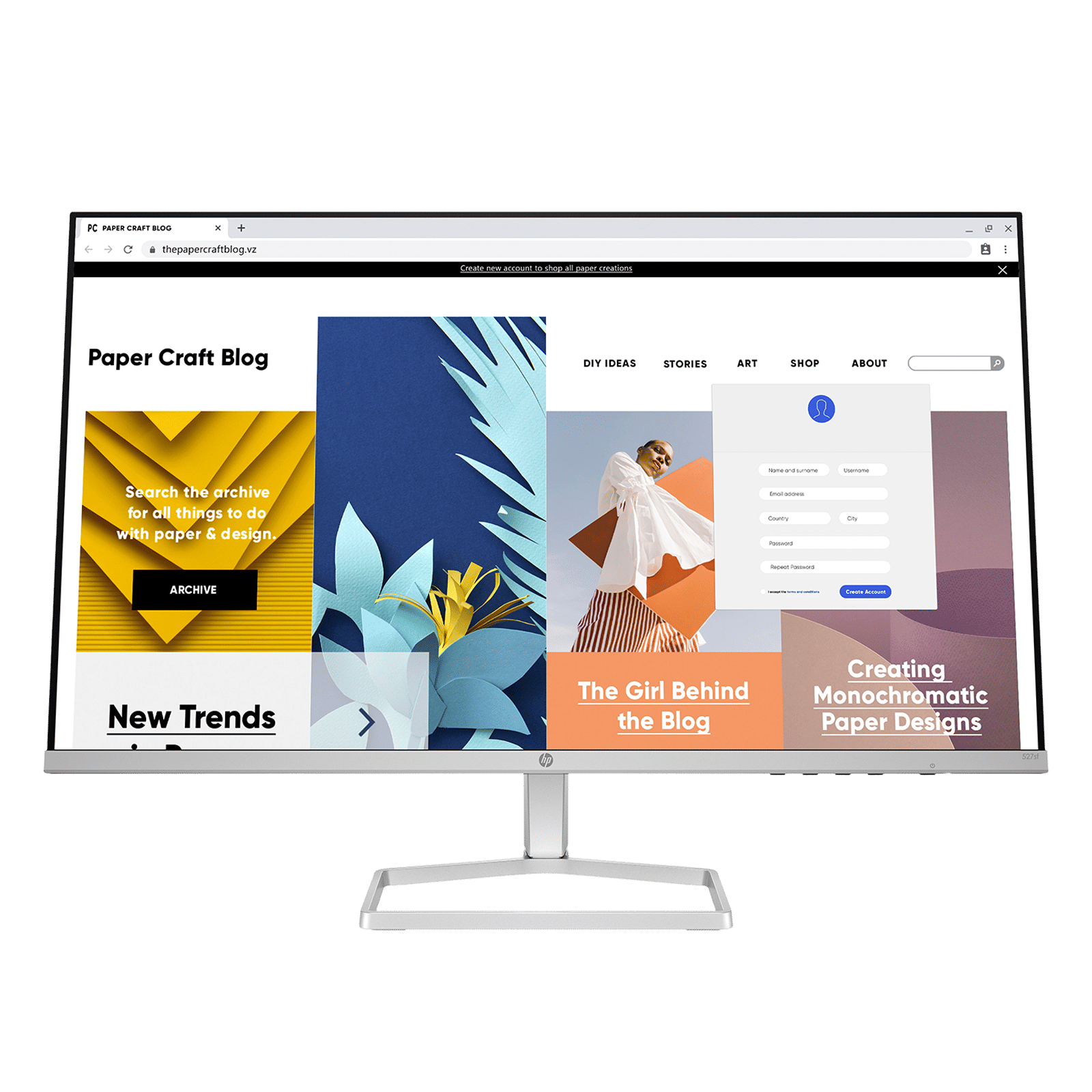 HP Series 5 527sf 68.58 cm (27 inch) Full HD IPS Panel Monitor with 3 Sided Micro Edge Bezel HP Series 5 527sf 68.58 cm (27 inch) Full HD IPS Panel Monitor with 3 Sided Micro Edge Bezel_1