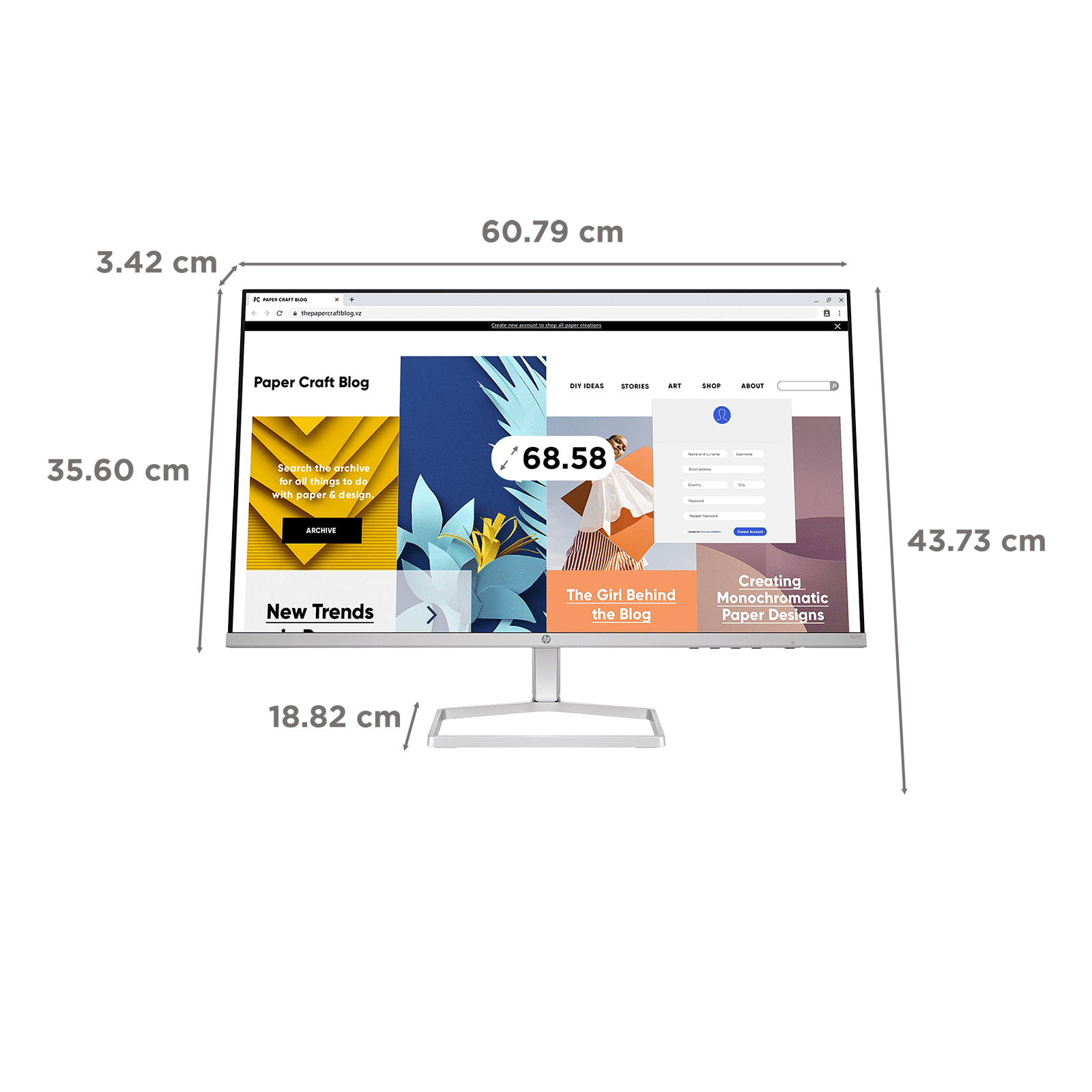 HP Series 5 527sf 68.58 cm (27 inch) Full HD IPS Panel Monitor with 3 Sided Micro Edge Bezel HP Series 5 527sf 68.58 cm (27 inch) Full HD IPS Panel Monitor with 3 Sided Micro Edge Bezel_2