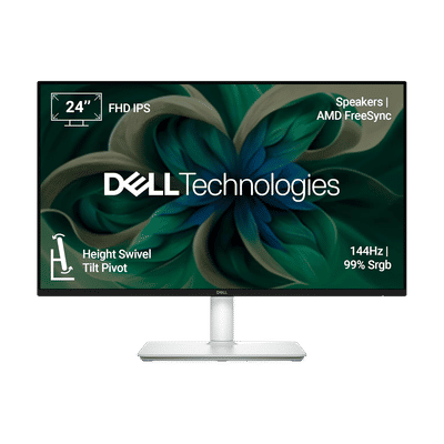 DELL Plus 60.45 cm (24 inch) Full HD IPS Panel Height Adjustable Monitor with TUV Rheinland 4-Star Eye Comfort
