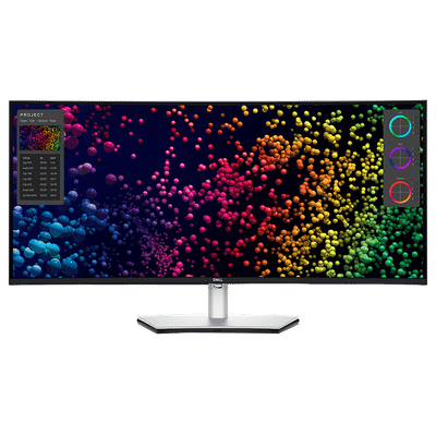 DELL UltraSharp 101.60 cm (40 inch) Ultra HD 5K IPS Panel Curved Height Adjustable Monitor with LED Edgelight System