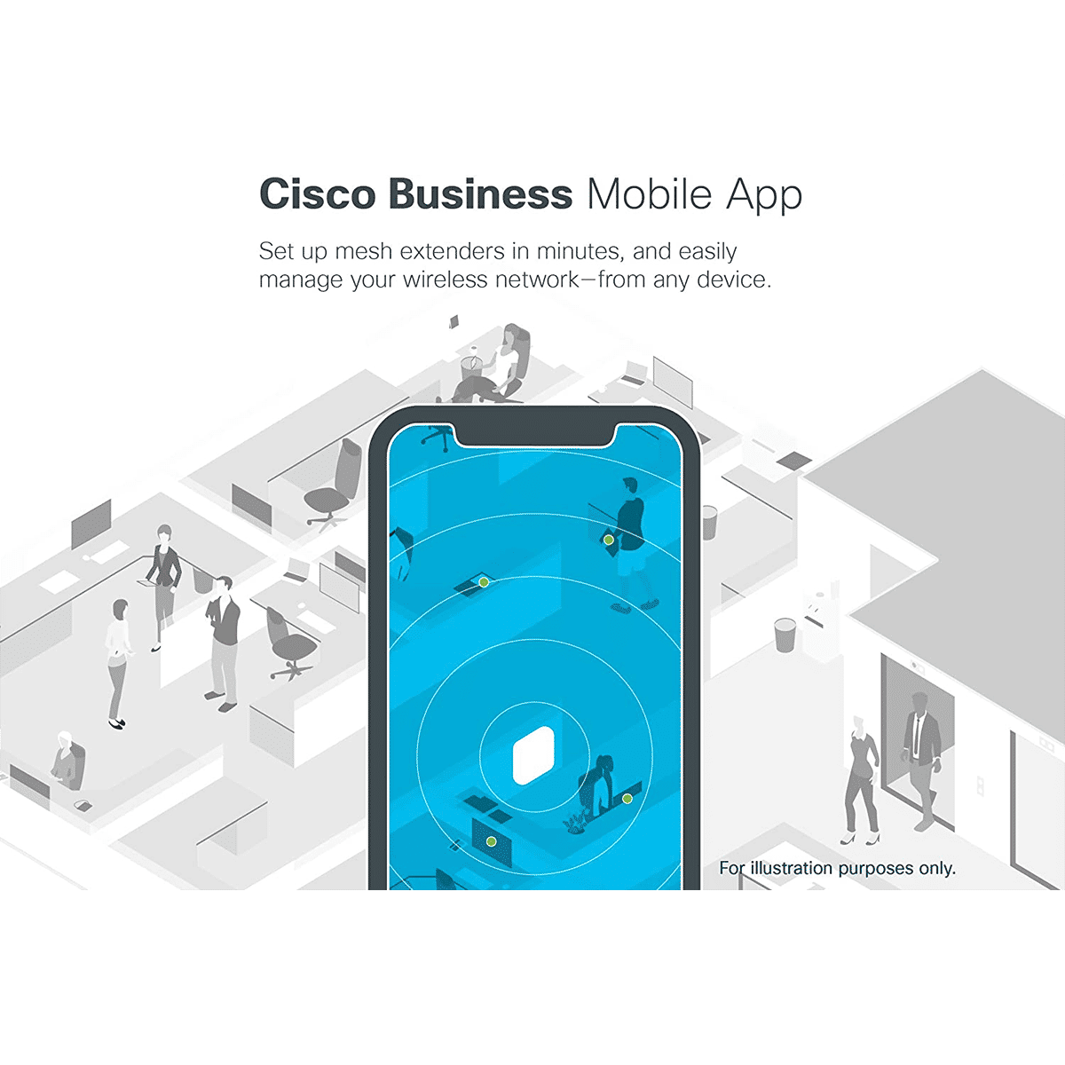 CISCO Dual Band Wi-Fi Home Mesh Extender (Mobile App Compatible, CBW142ACM-D-IN, White) CISCO Dual Band Wi-Fi Home Mesh Extender (Mobile App Compatible, CBW142ACM-D-IN, White)_5