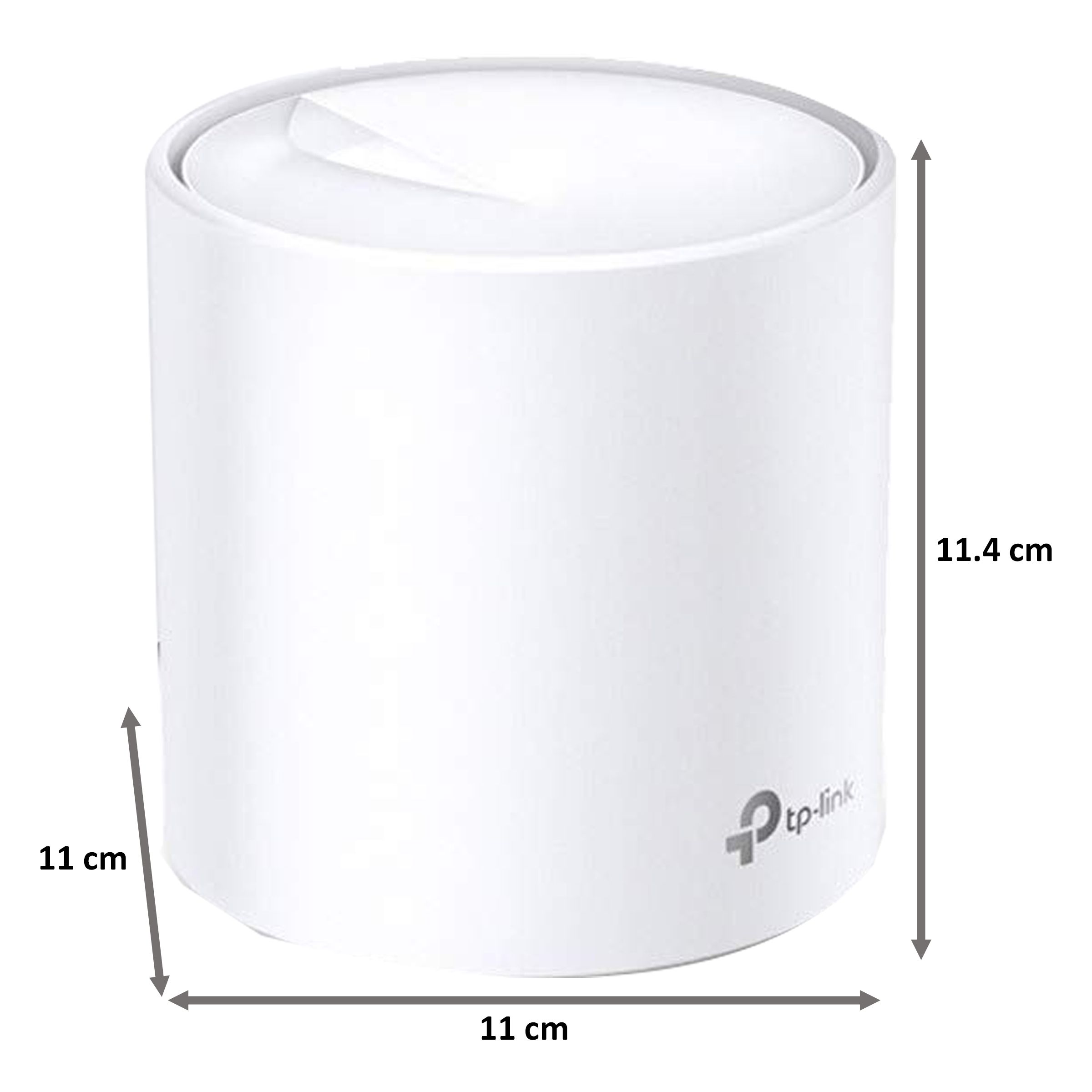 tp-link Deco X20 Dual Band Pack of 2 Wi-Fi Home Mesh System (Built-in Antivirus, AX1800, White)_2