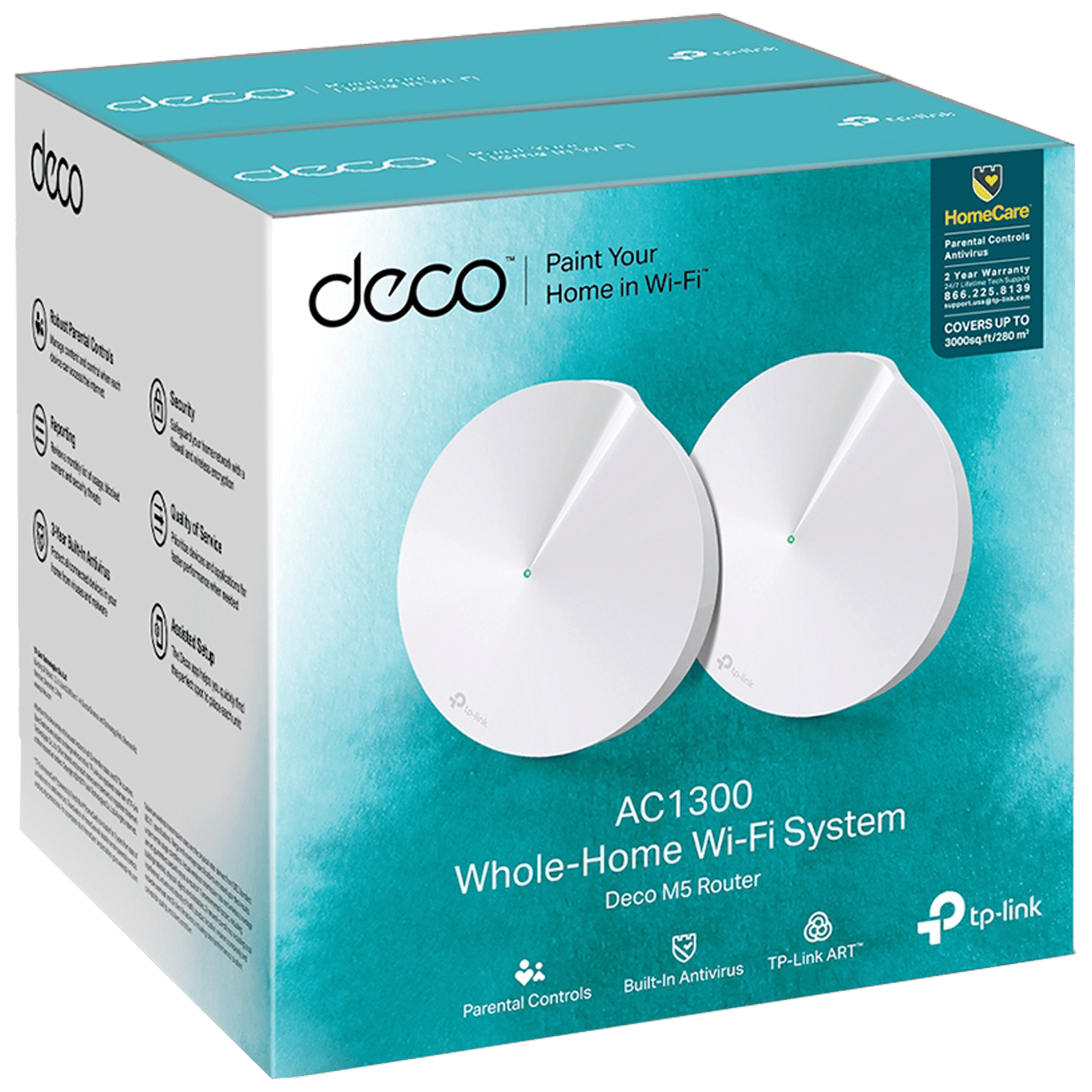 Tp-Link Deco M5 Dual Band Wi-Fi 5 Mesh Router (2 Nodes, Alexa Supported, Connects Up to 100 Devices, White) Tp-Link Deco M5 Dual Band Wi-Fi 5 Mesh Router (2 Nodes, Alexa Supported, Connects Up to 100 Devices, White)_6