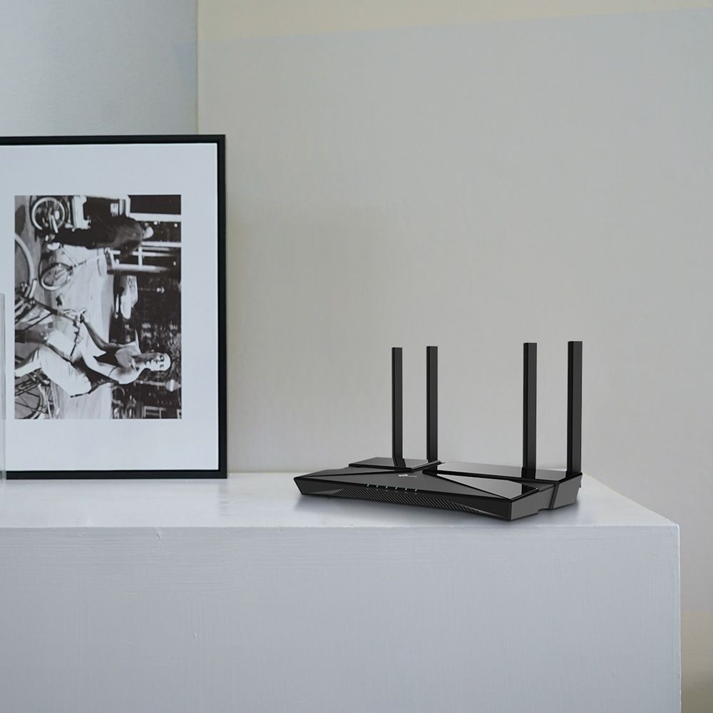 Tp-Link Archer AX10 Dual Band WiFi 6 Router (4 Antennas, 5 LAN Ports , OFDMA, MU-MIMO, Black) Tp-Link Archer AX10 Dual Band WiFi 6 Router (4 Antennas, 5 LAN Ports , OFDMA, MU-MIMO, Black)_10