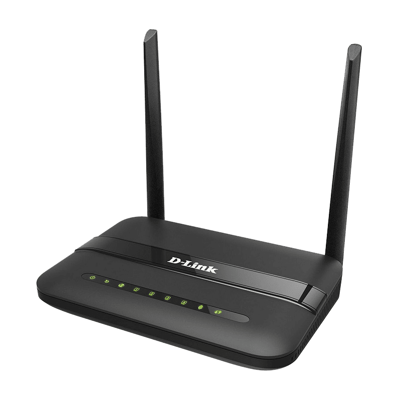 D-Link ADSL2 N300 Single Band Wi-Fi 4 Router (2 Antennas, 4 LAN Ports, SU-MIMO, Black)_2