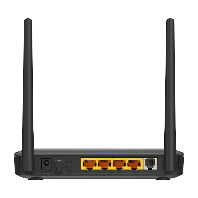D-Link ADSL2 N300 Single Band Wi-Fi 4 Router (2 Antennas, 4 LAN Ports, SU-MIMO, Black)_4