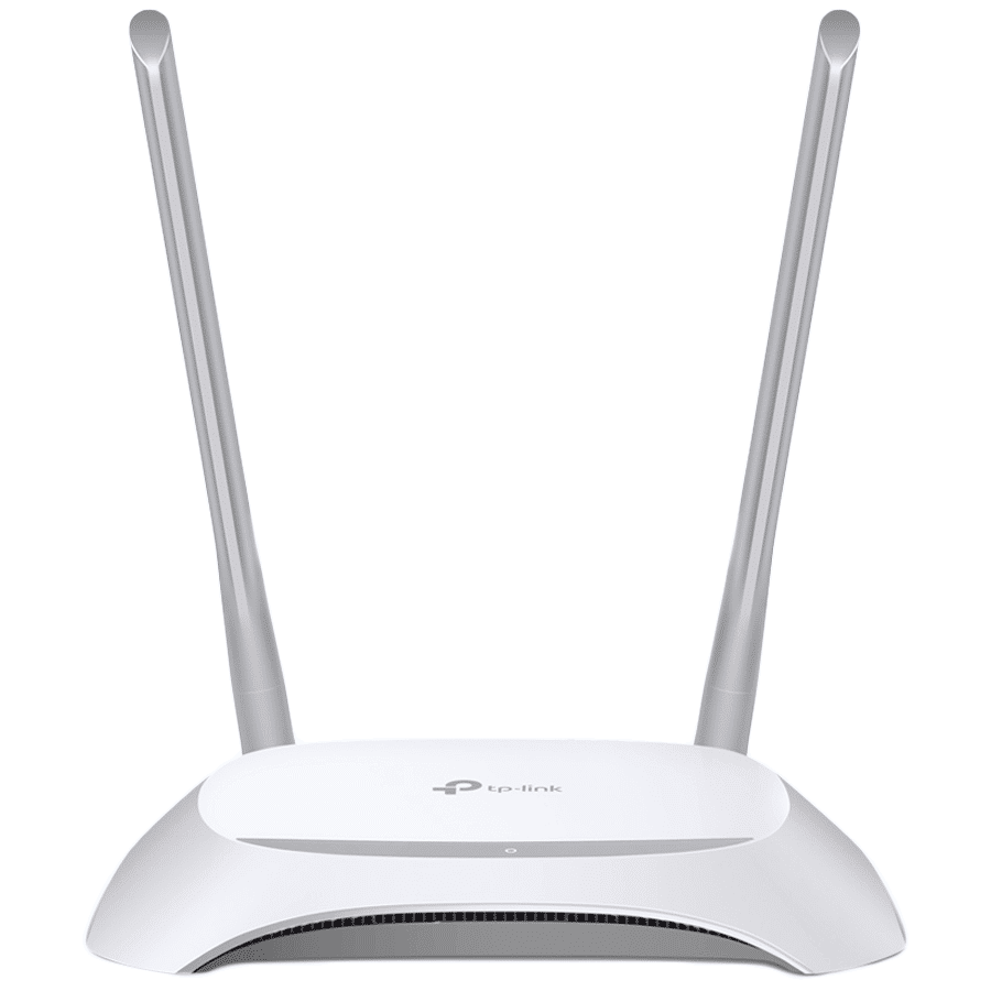 Tp-Link TL-WR840N Single Band WiFi 4 Router (2 Antennas, 5 LAN Ports, 2×2 MIMO, White)_1