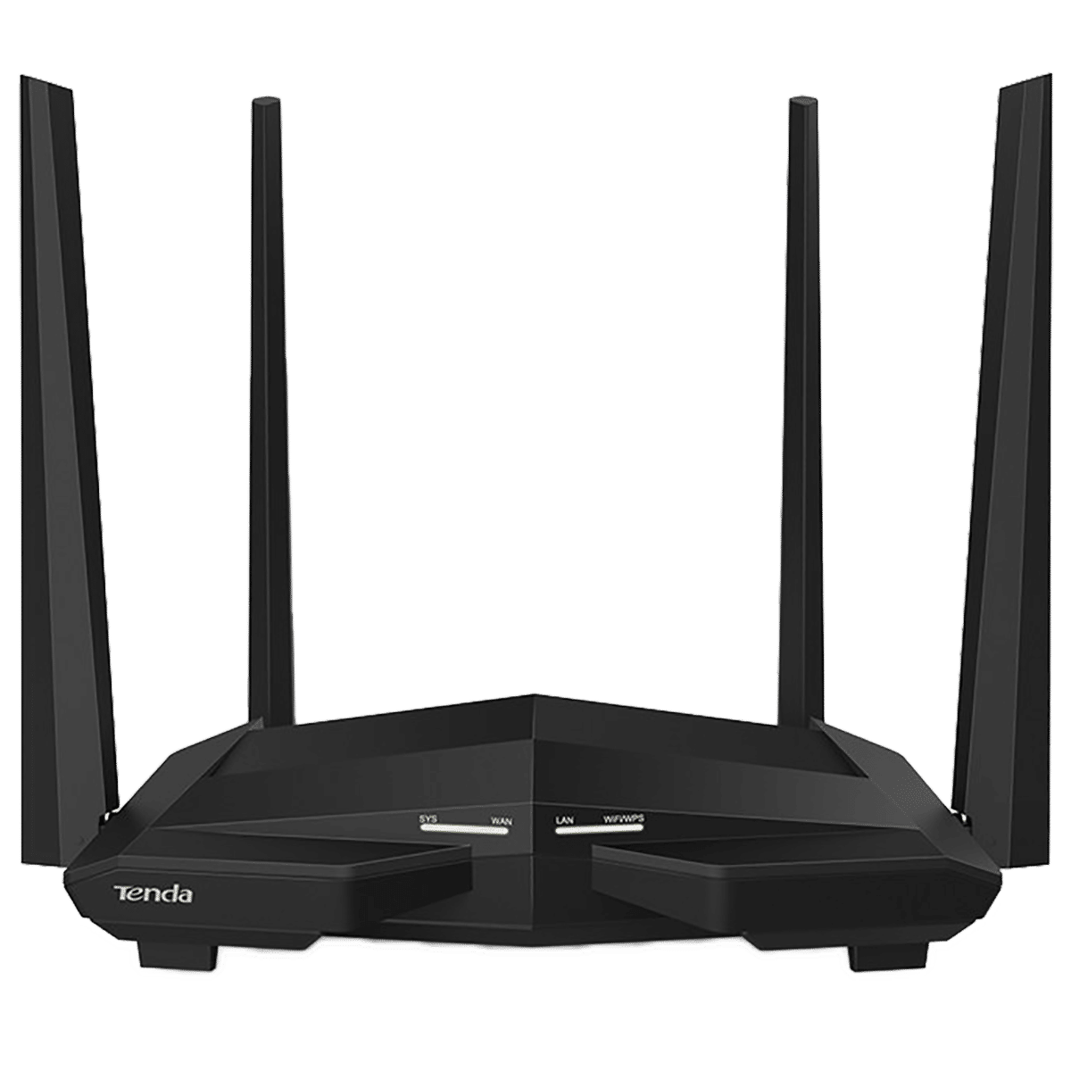 Tenda AC10 Dual Band WiFi Router 4 Antennas, (4 LAN Ports Multicast Support MU-MIMO , Black) Tenda AC10 Dual Band WiFi Router 4 Antennas, (4 LAN Ports Multicast Support MU-MIMO , Black)_1