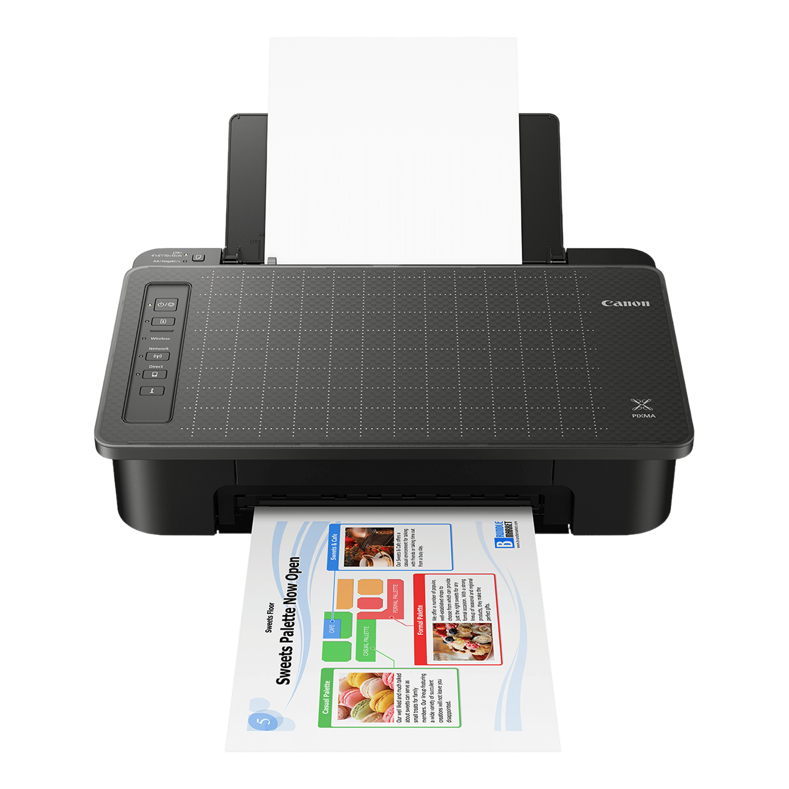 Canon PIXMA TS307 Single Function Wi-Fi Inkjet Printer with Ink Cartridges (Borderless Photo Printing, Black) Canon PIXMA TS307 Single Function Wi-Fi Inkjet Printer with Ink Cartridges (Borderless Photo Printing, Black)_3